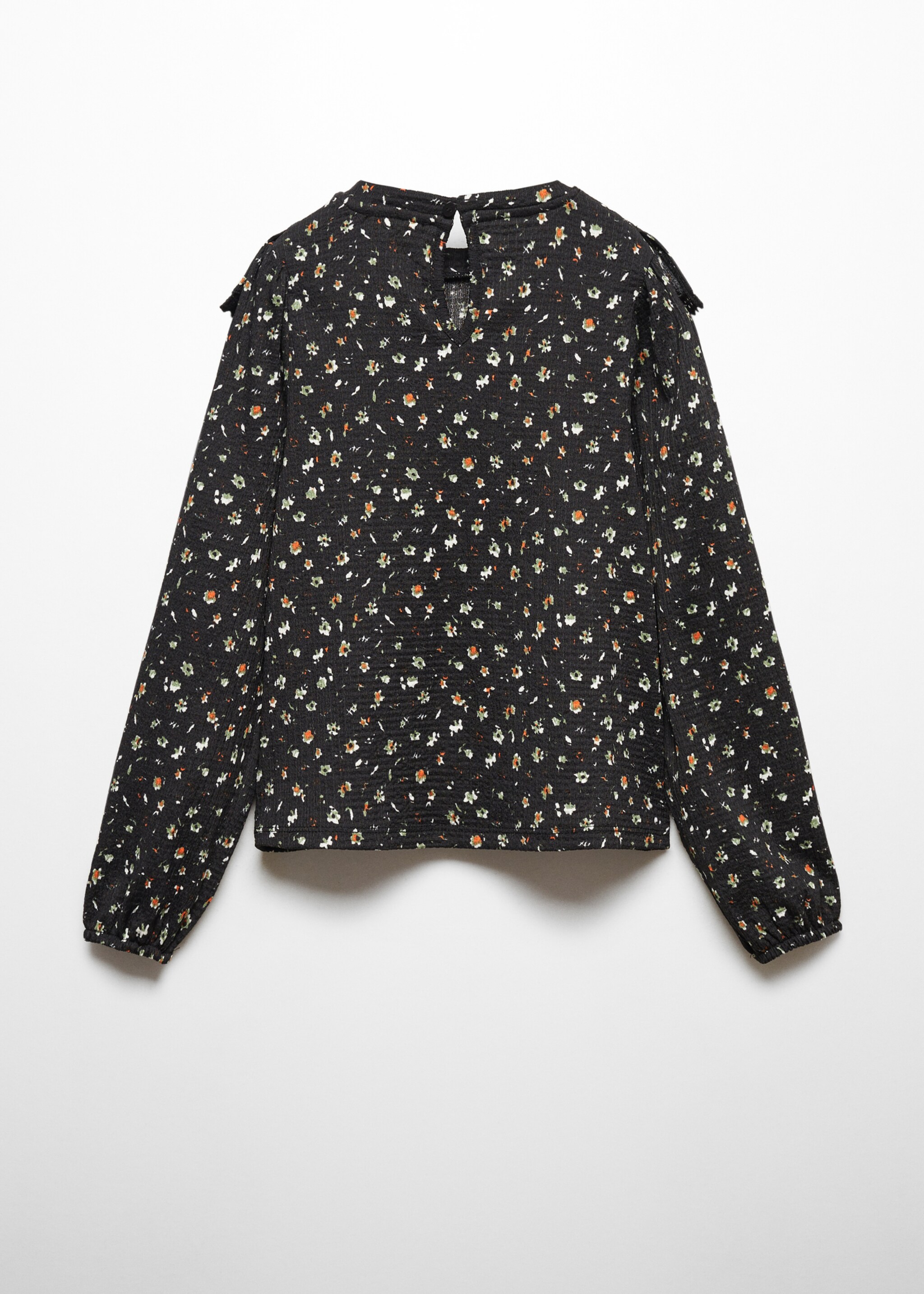 Floral long sleeve t-shirt - Reverse of the article