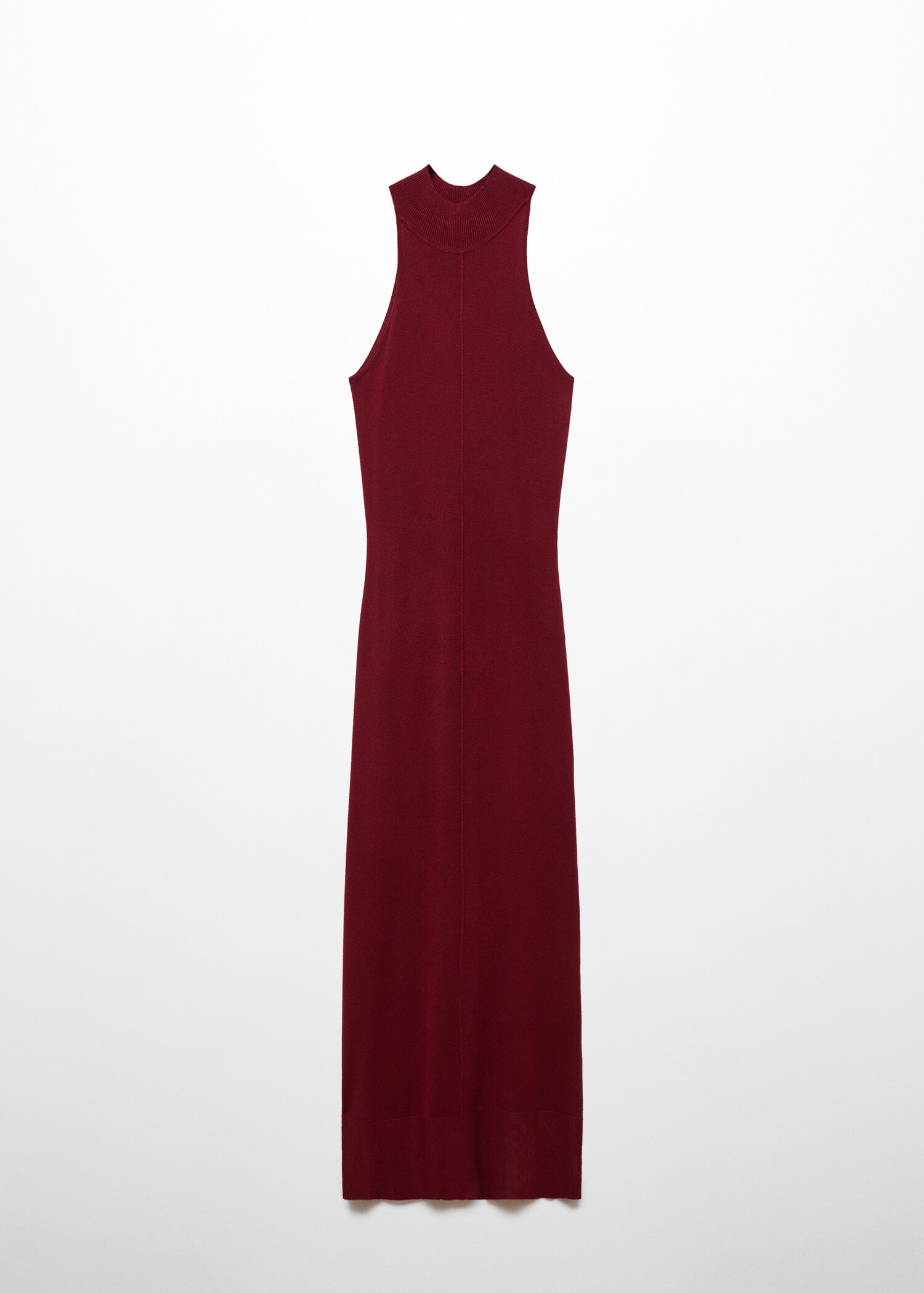 Fitted dress with back slit - Article without model