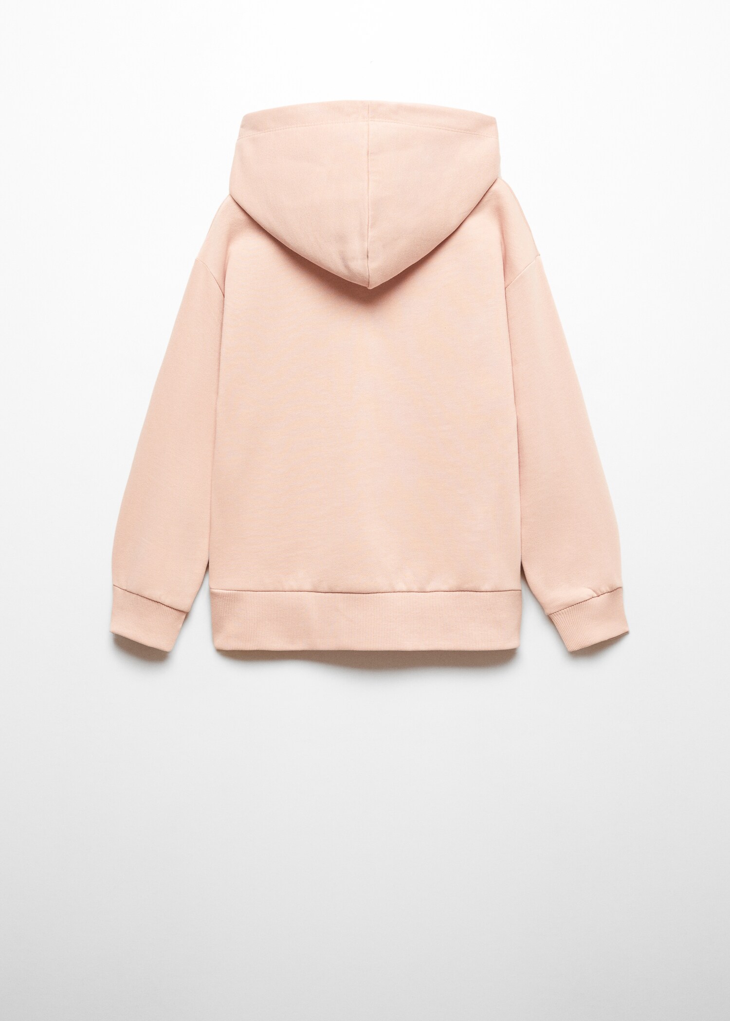 Bedrucktes Sweatshirt mit Text - Rückseite des Artikels