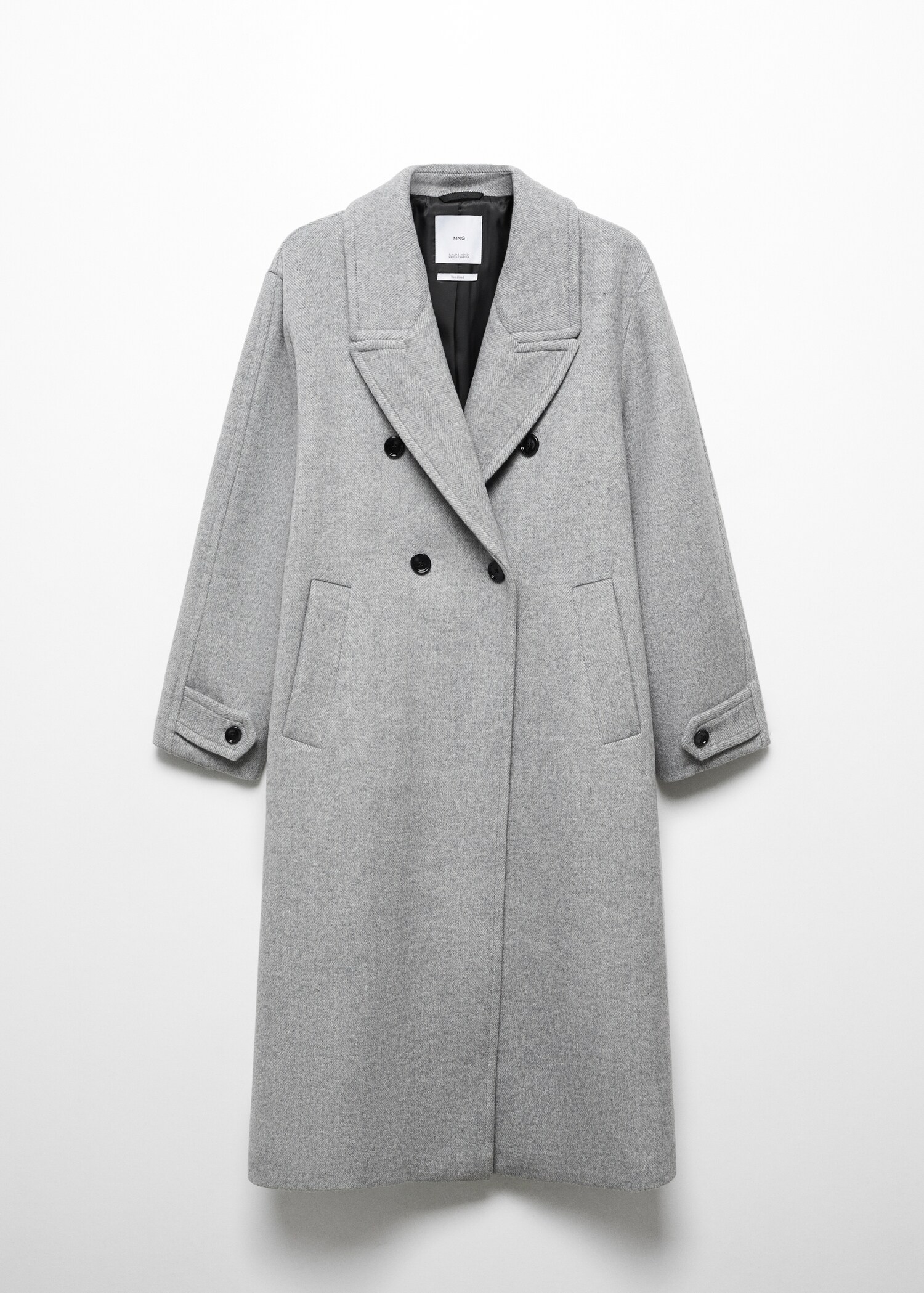 Abrigo lana oversize - Artículo sin modelo
