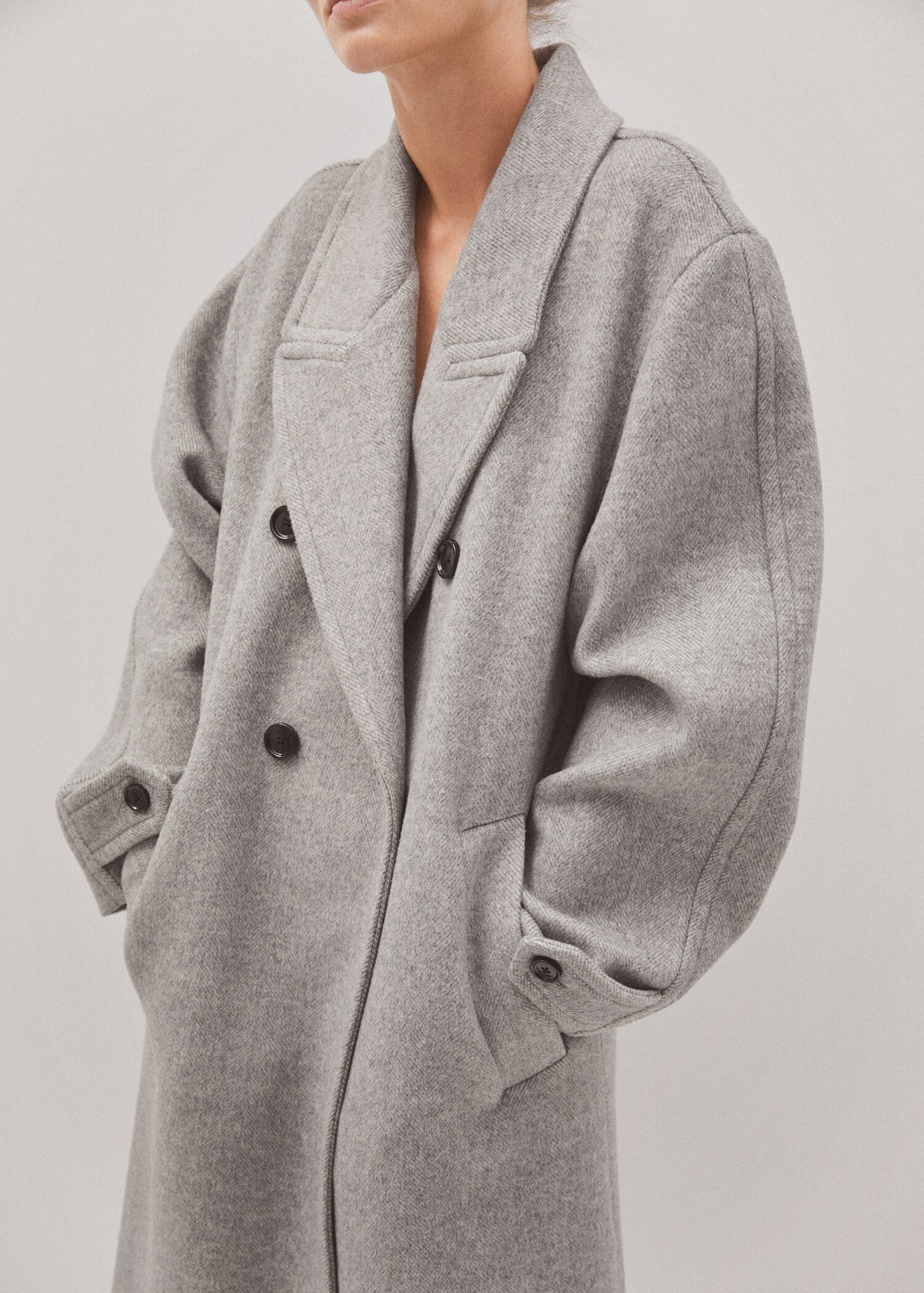 Abrigo lana oversize - Detalle del artículo 9