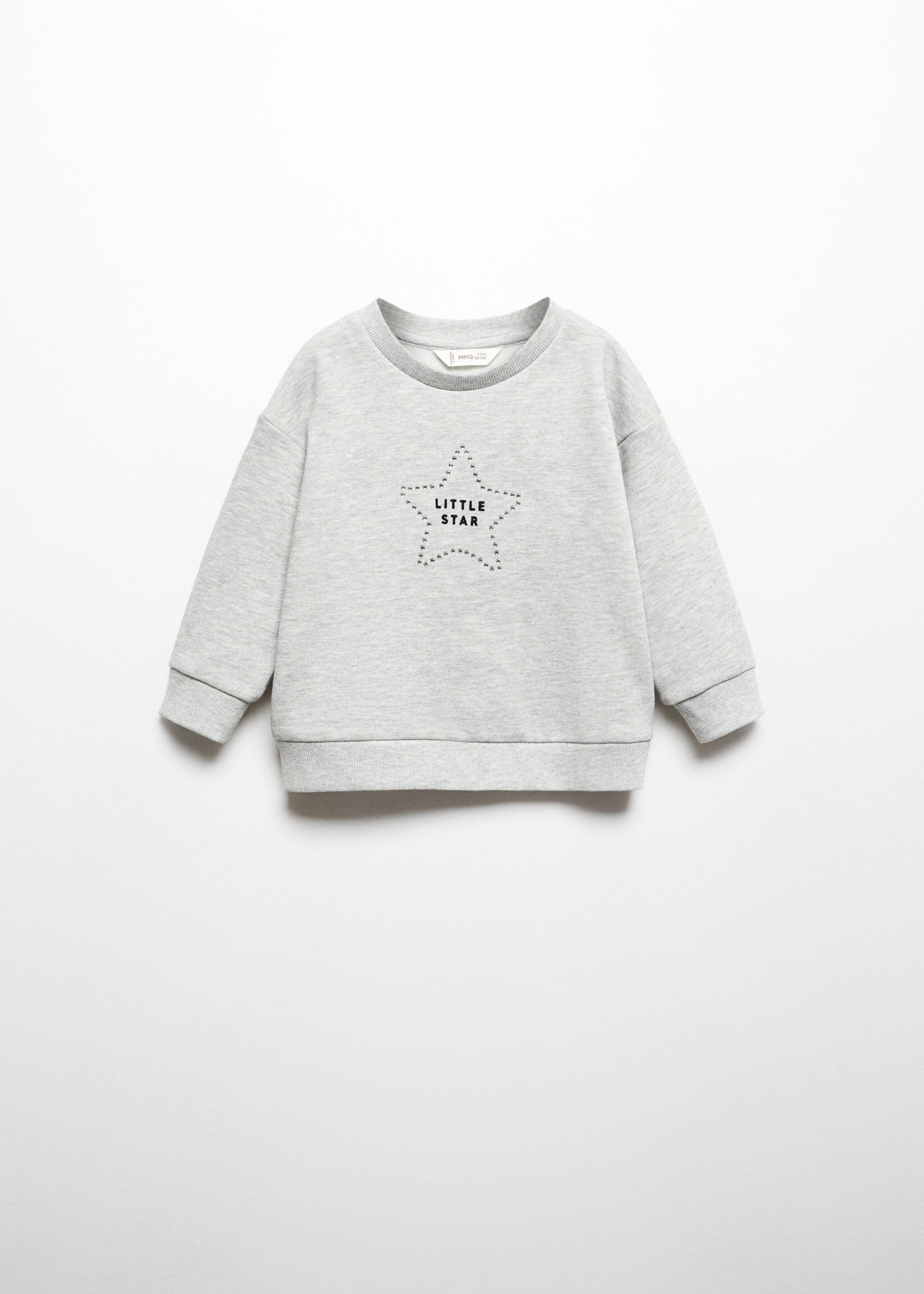 Message cotton sweatshirt - Article without model