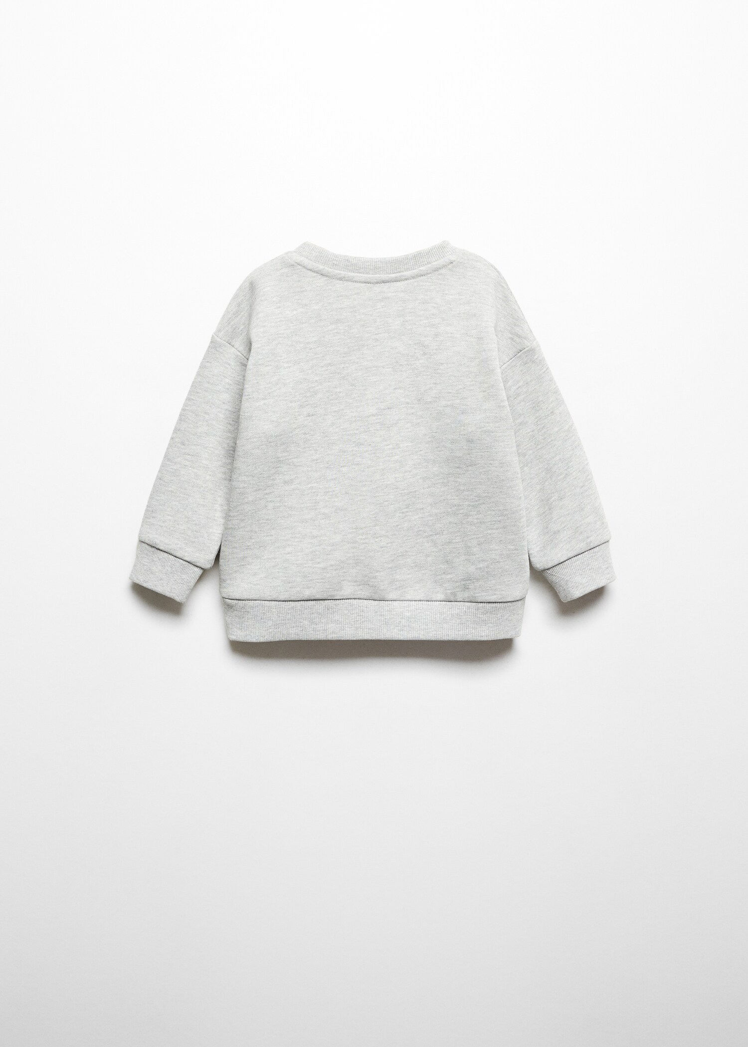 Message cotton sweatshirt - Reverse of the article