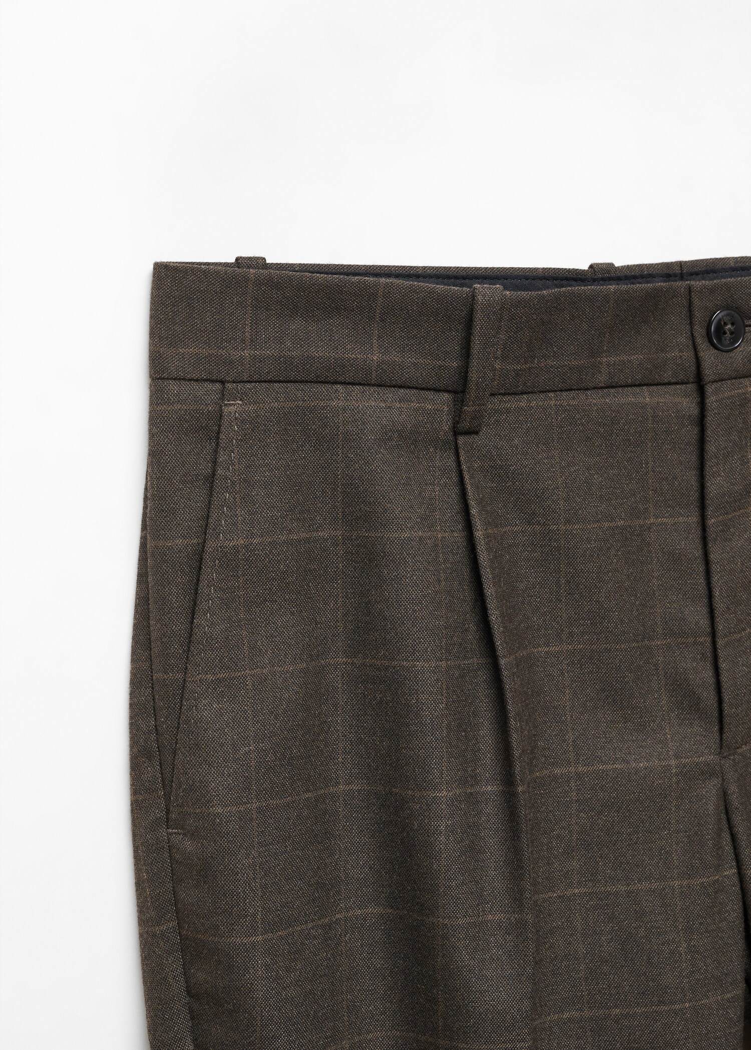 Karierte Slim Fit-Hose - Detail des Artikels 8