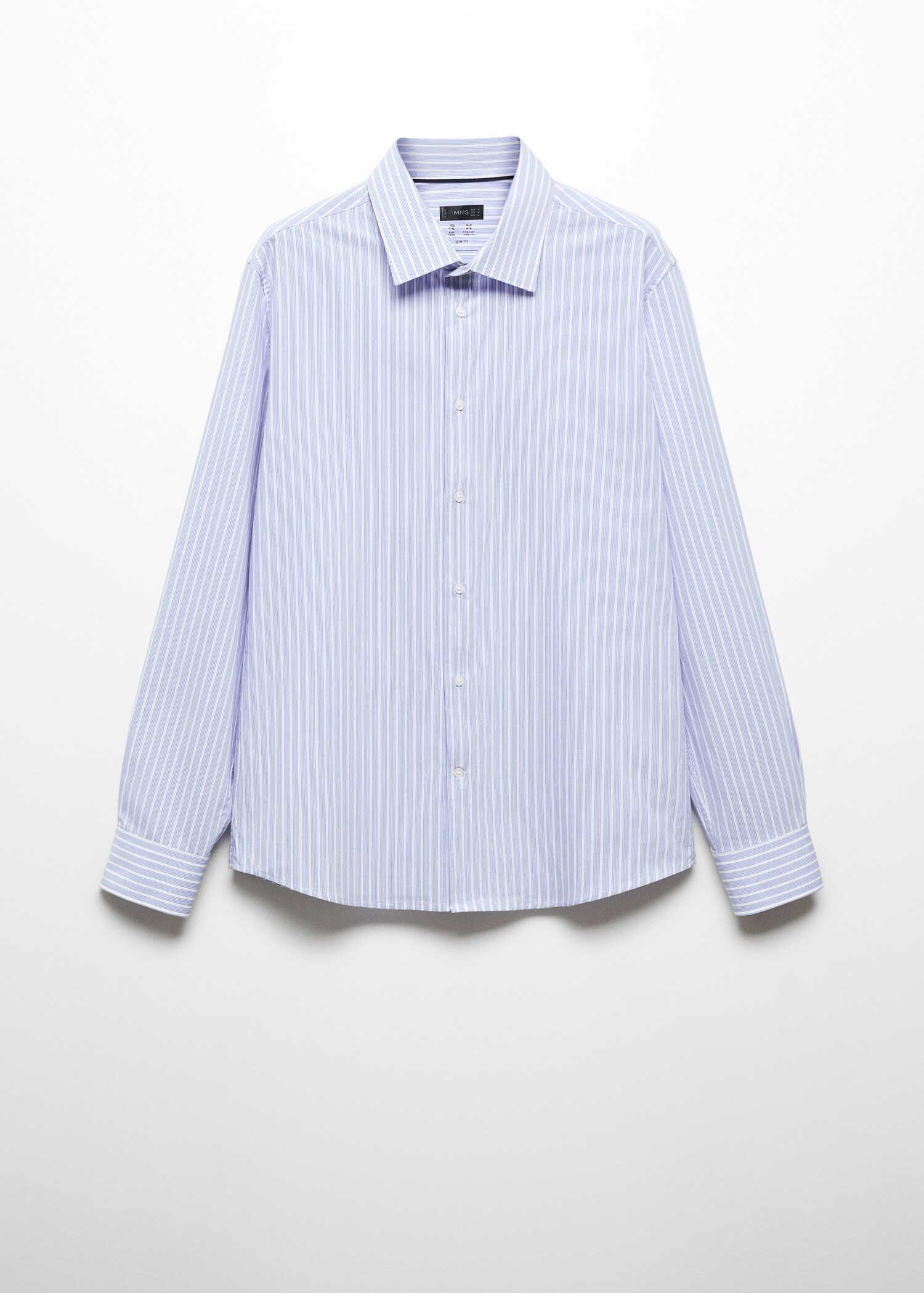 Camisa slim fit ratlles teixit strech - Article sense model