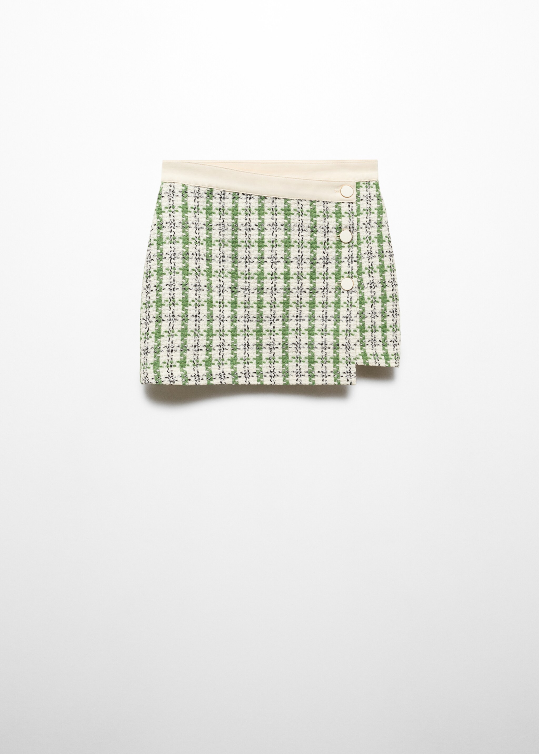 Minijupe tweed boutons - Article sans modèle