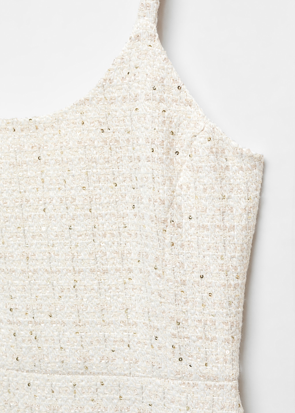 Tweed dress with strap - Women | MANGO OUTLET USA