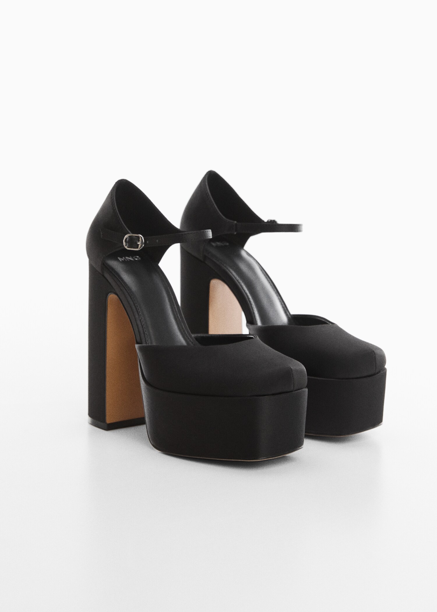 Heeled platform shoes - Medium plane