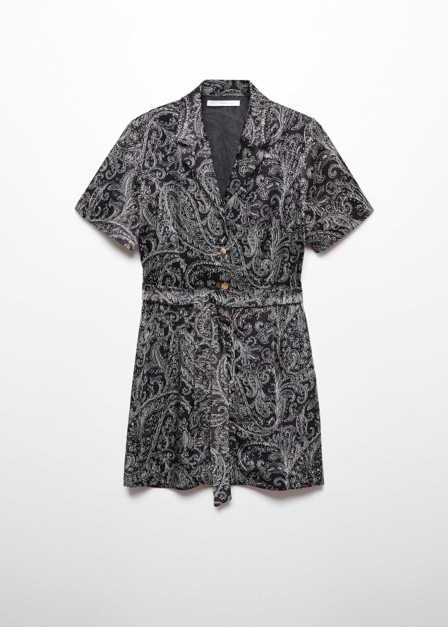 Paisley-print shirt dress - Article without model