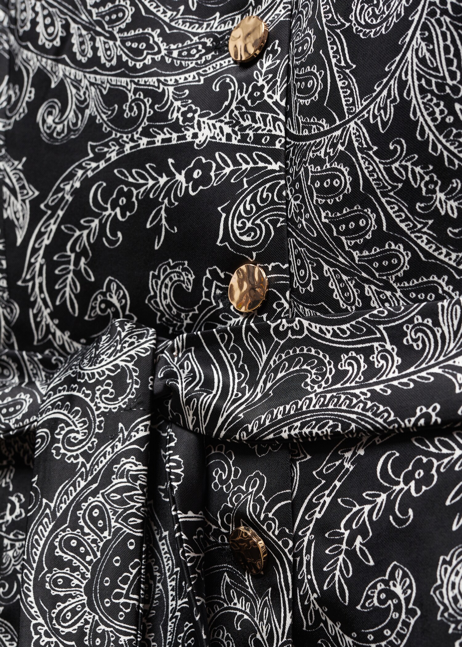 Paisley-print shirt dress - Details of the article 8