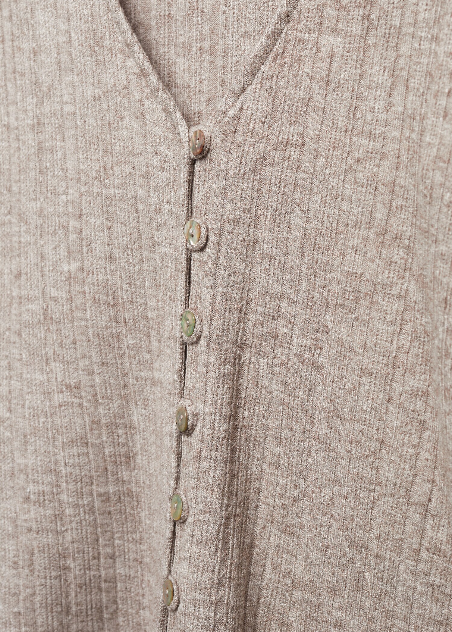 Stickad t-shirt knappar - Detaljer om artikeln 8
