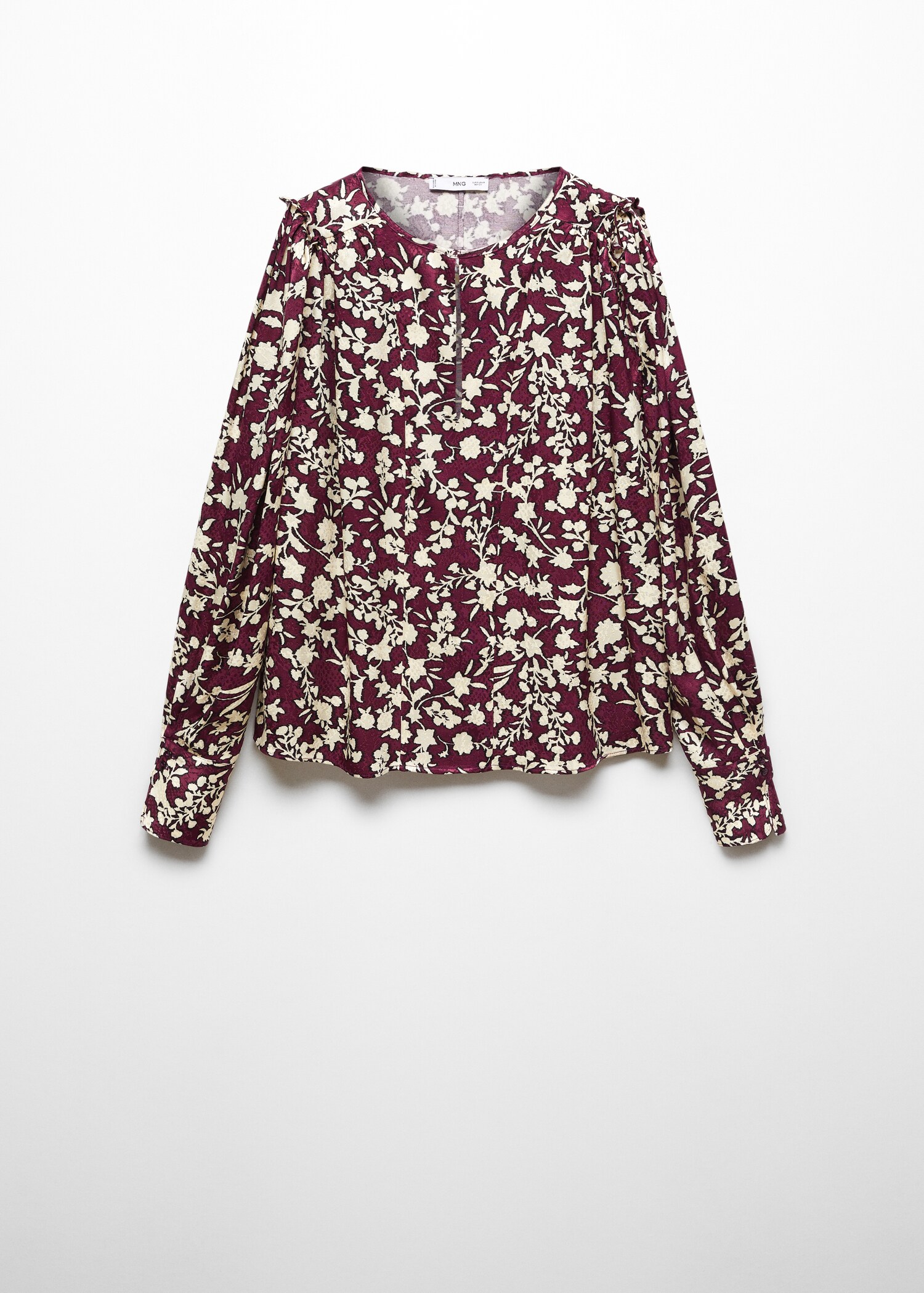 Bluse mit Blumenmuster - Artikel ohne Model