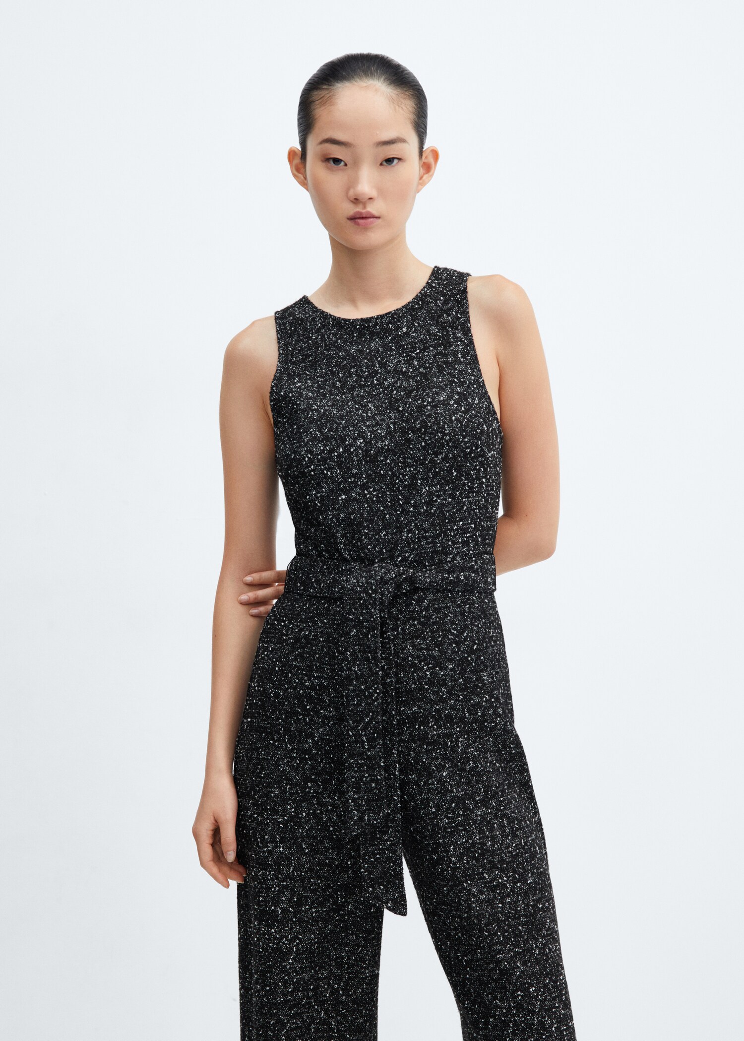 Marbled tweed jumpsuit - Medium plane