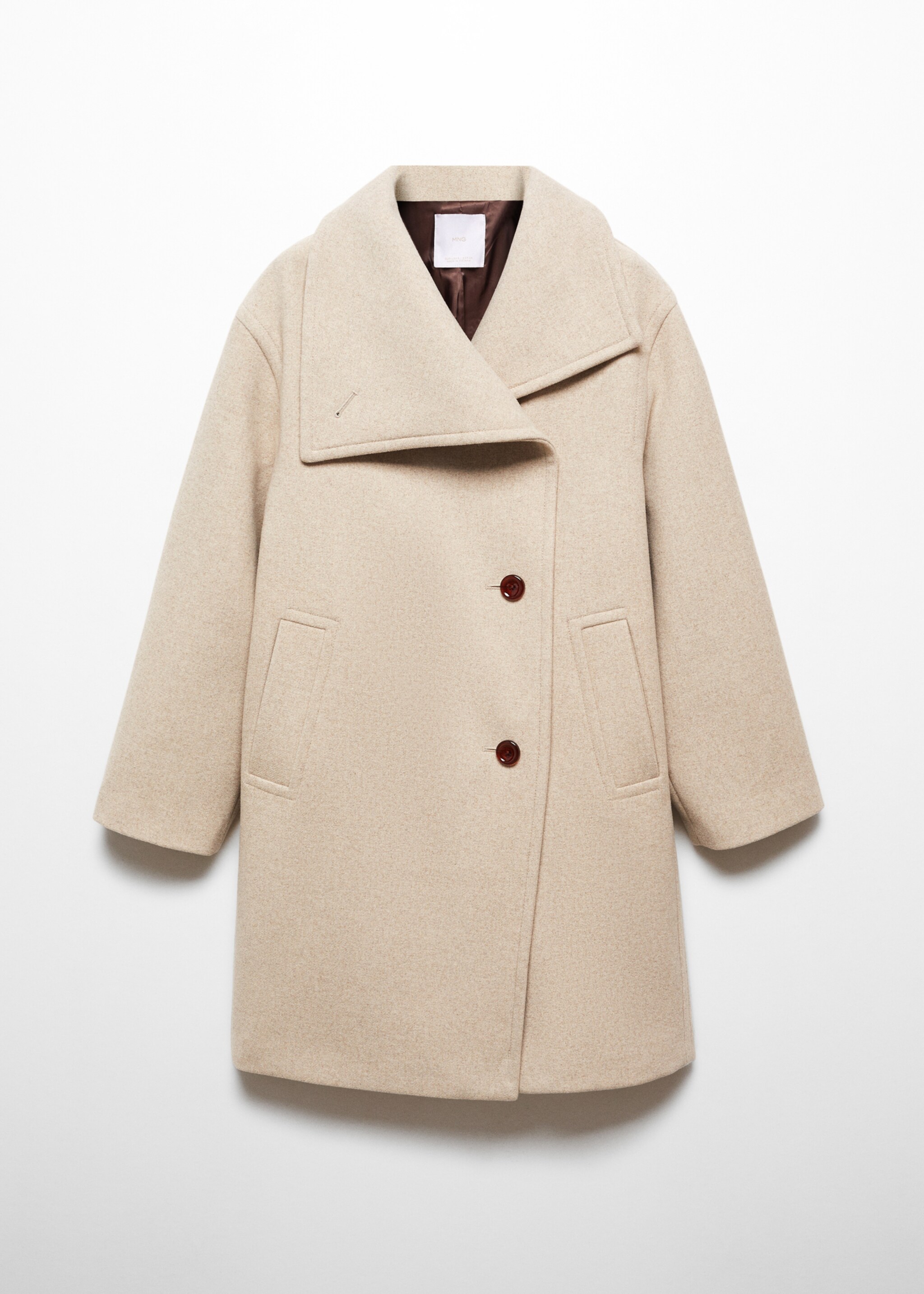 Midi maxi lapel coat - Article without model
