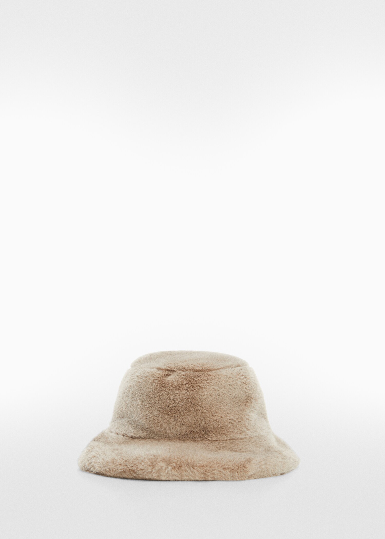 Fur-effect bucket hat - Article without model