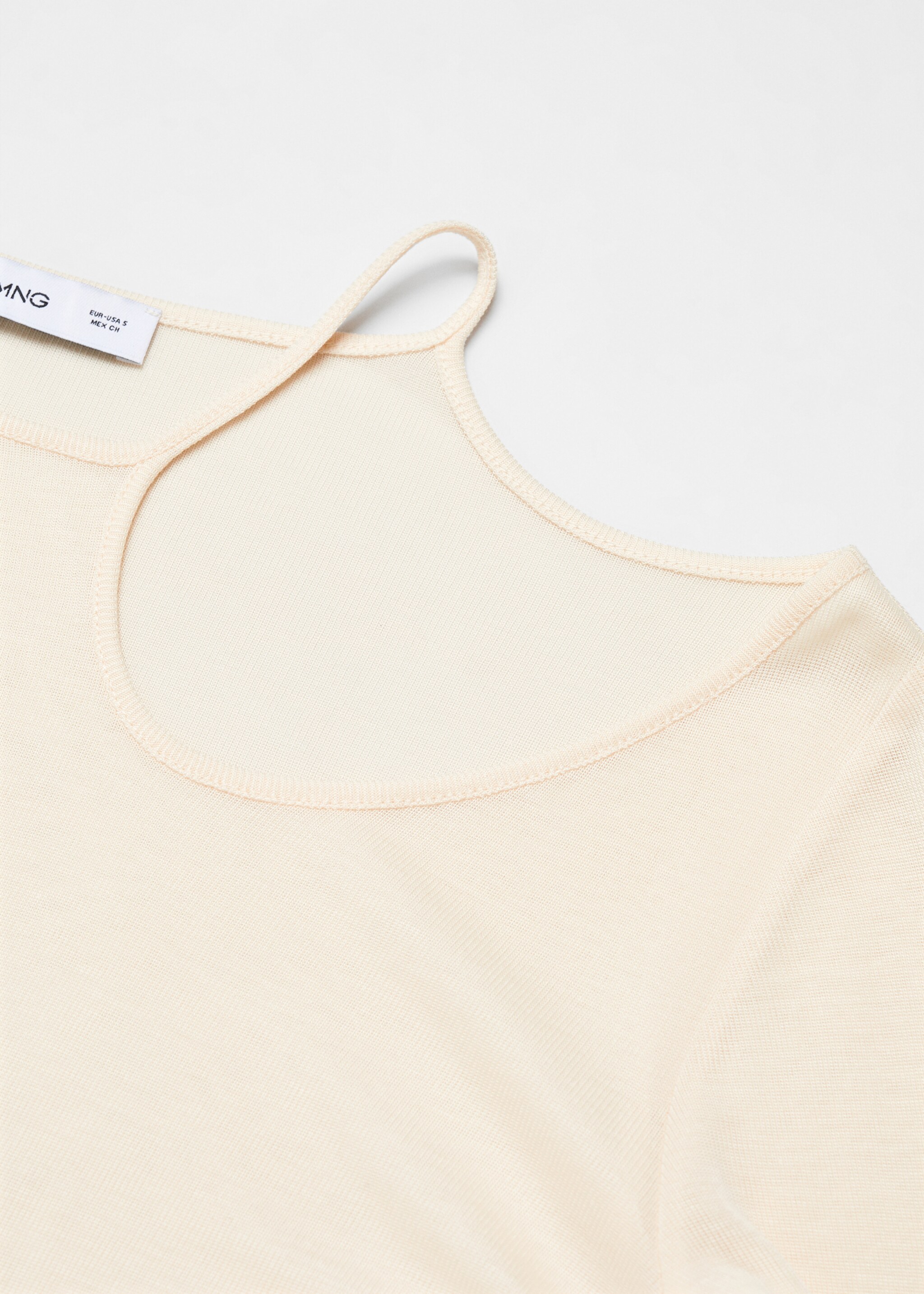 Off-the-shoulder lyocell t-shirt - Details of the article 8