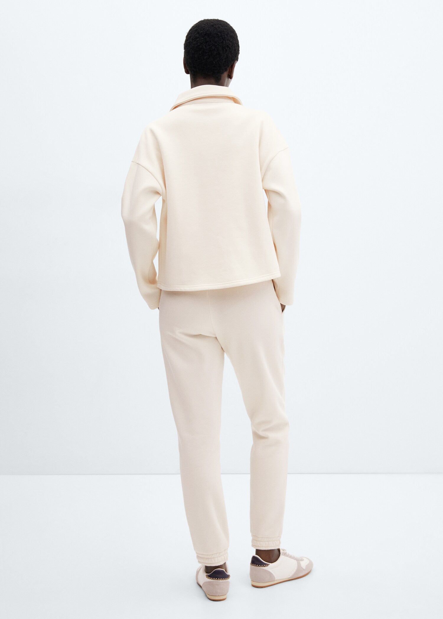 Solidarity cotton jogger trousers - Reverse of the article