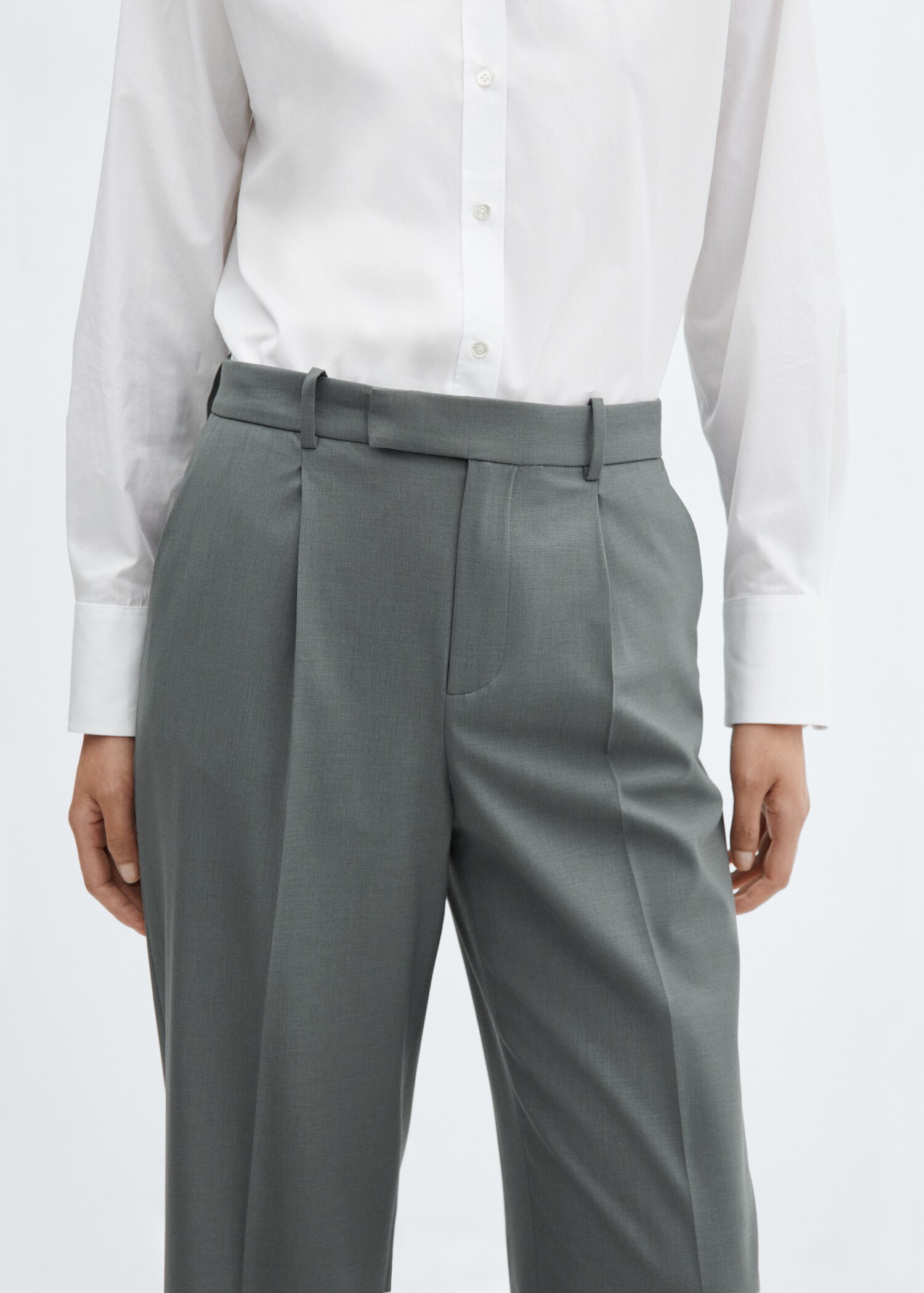 Straight Fit Hose aus Woll-Mix - Detail des Artikels 6