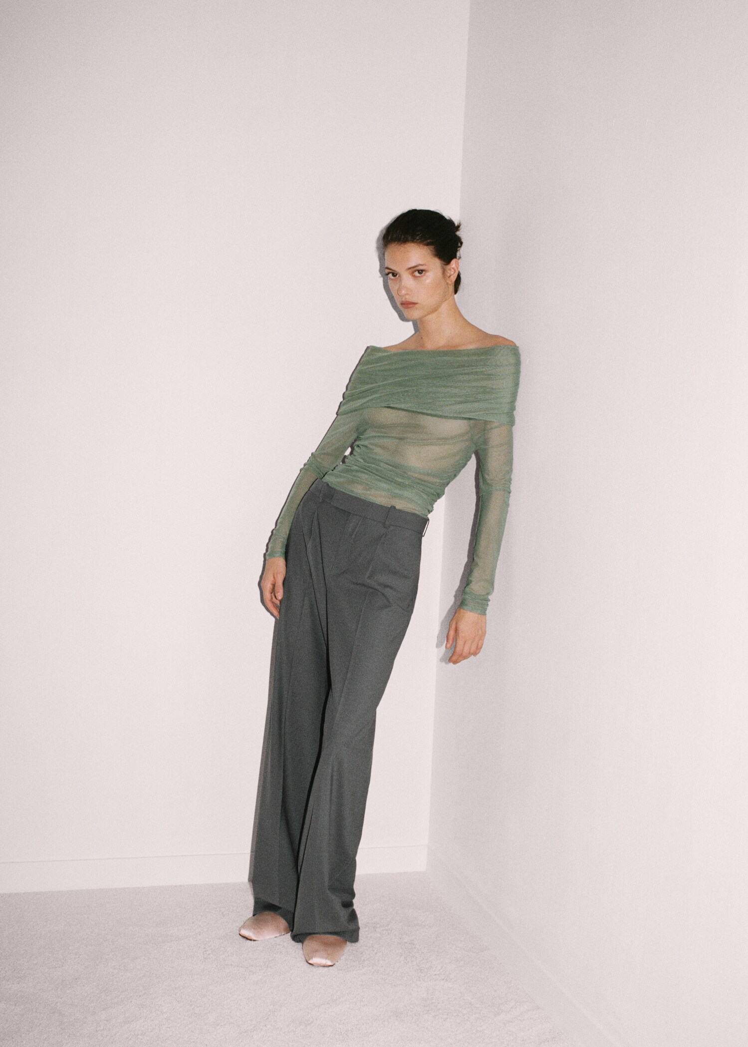 Straight Fit Hose aus Woll-Mix - Detail des Artikels 7