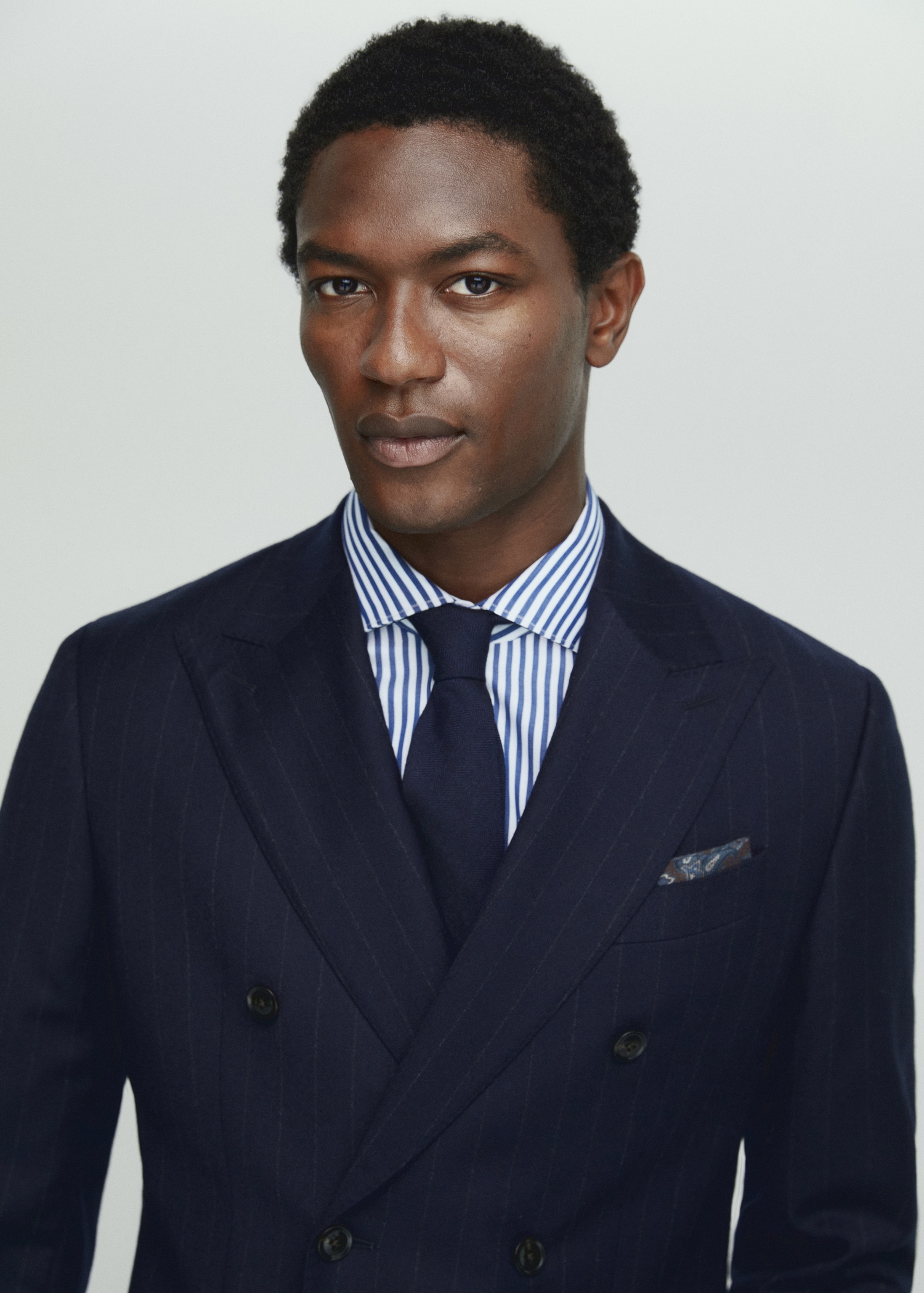 Croise Bleu Marine Veste Homme Croisée Costume Croisé Une Veste