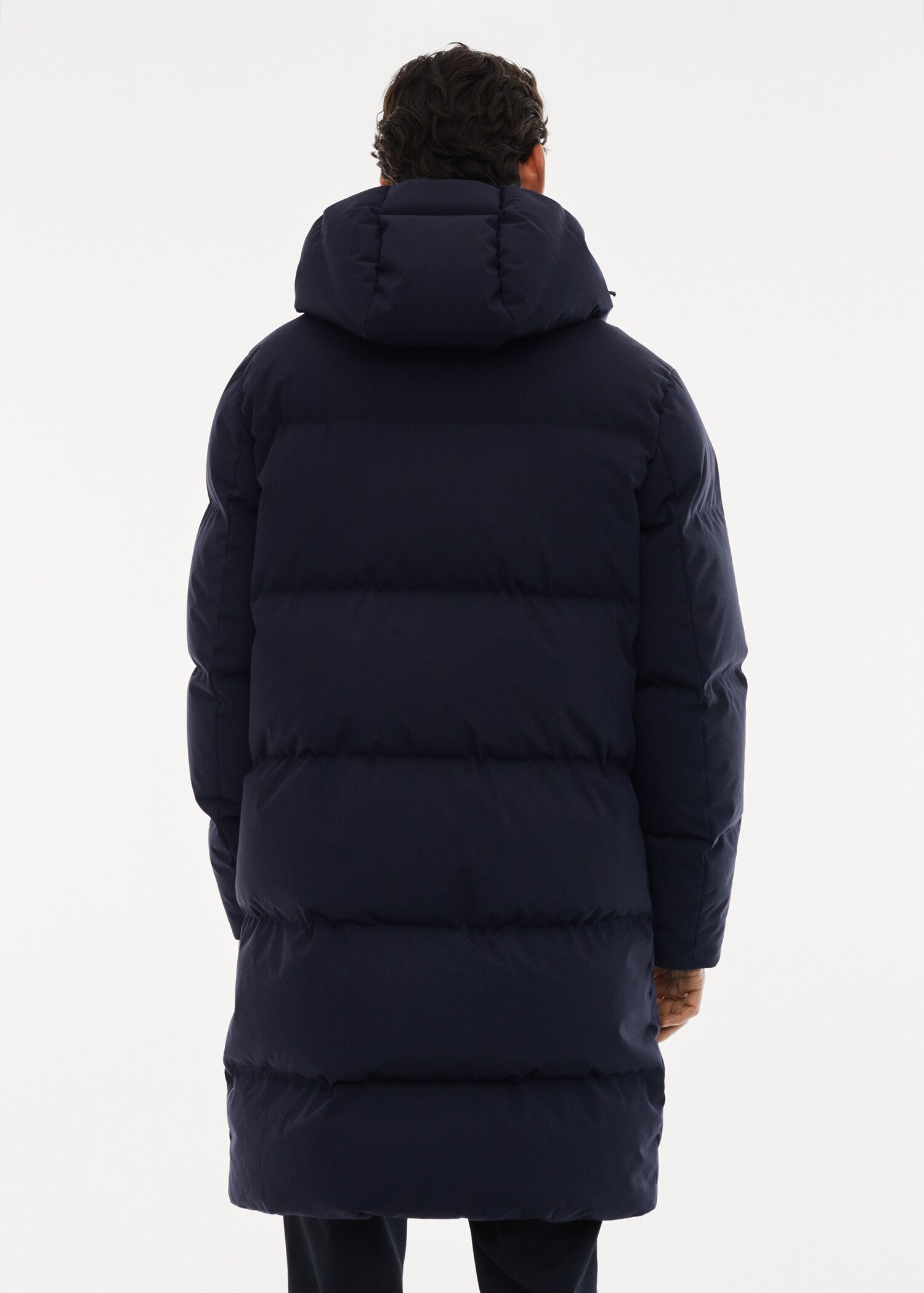 Water-repellent down anorak - Reverse of the article