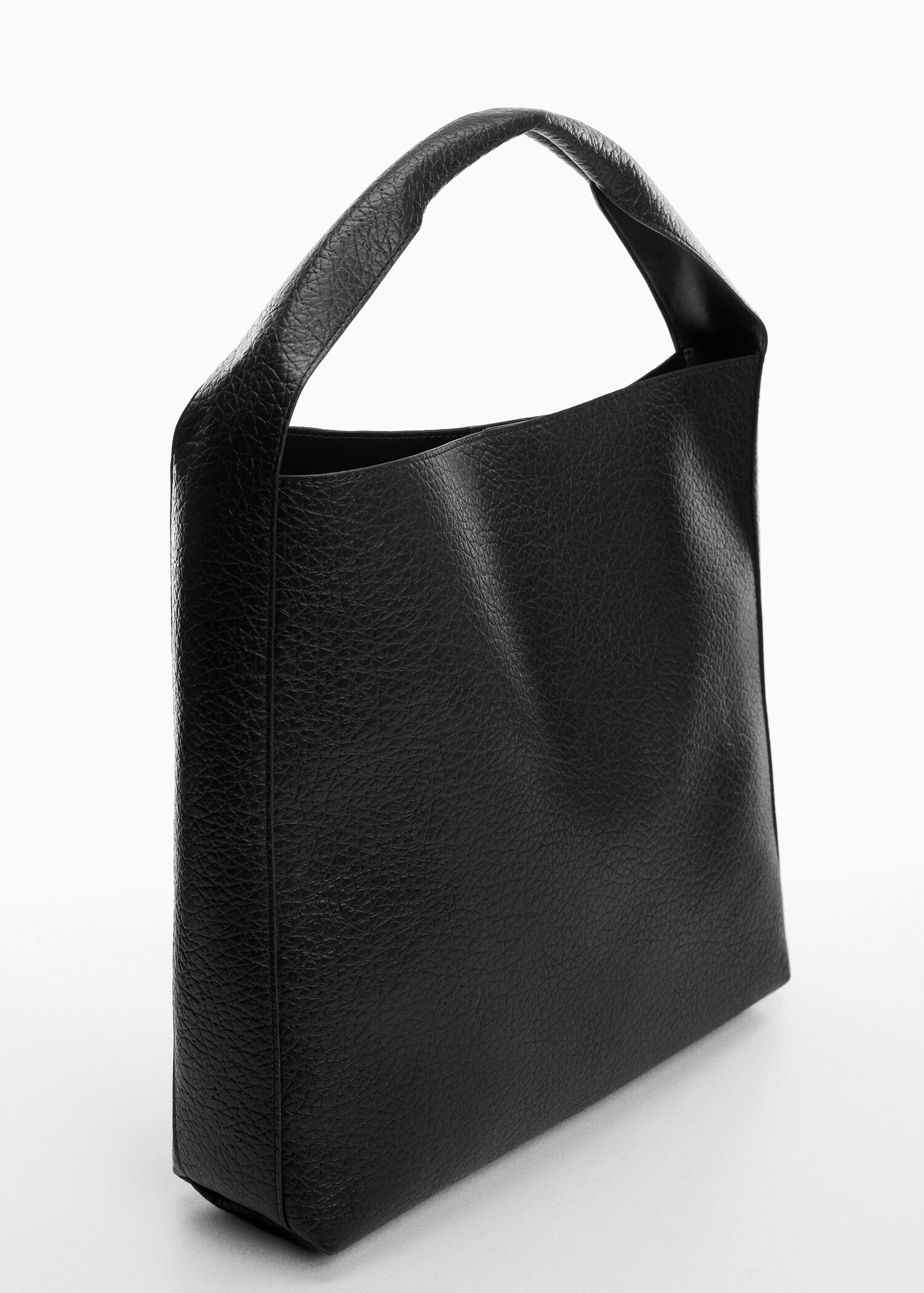 Shopper-Bag mit Ledereffekt - Mittlere Ansicht