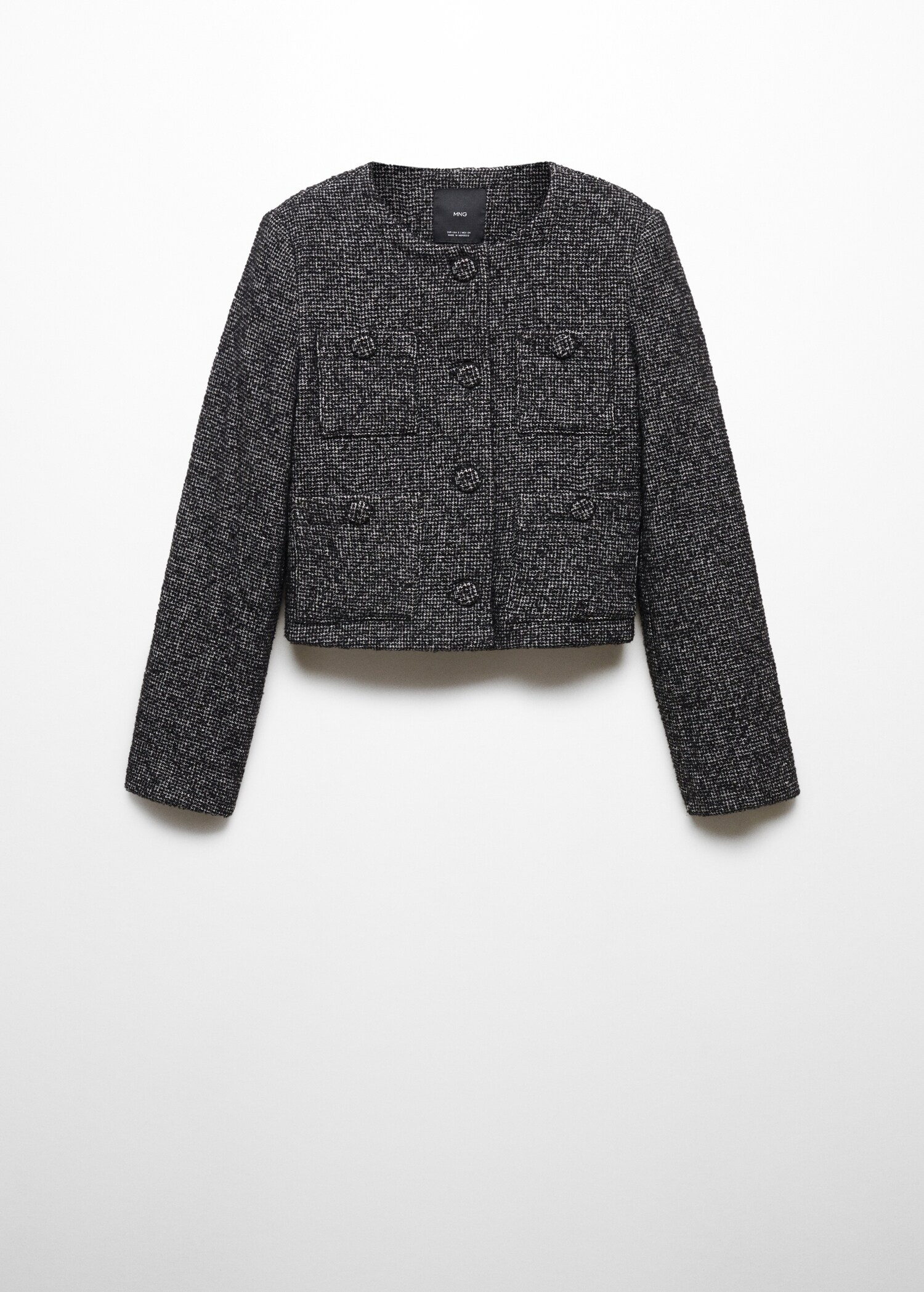 Ficka tweed jacka - Artikel utan modell