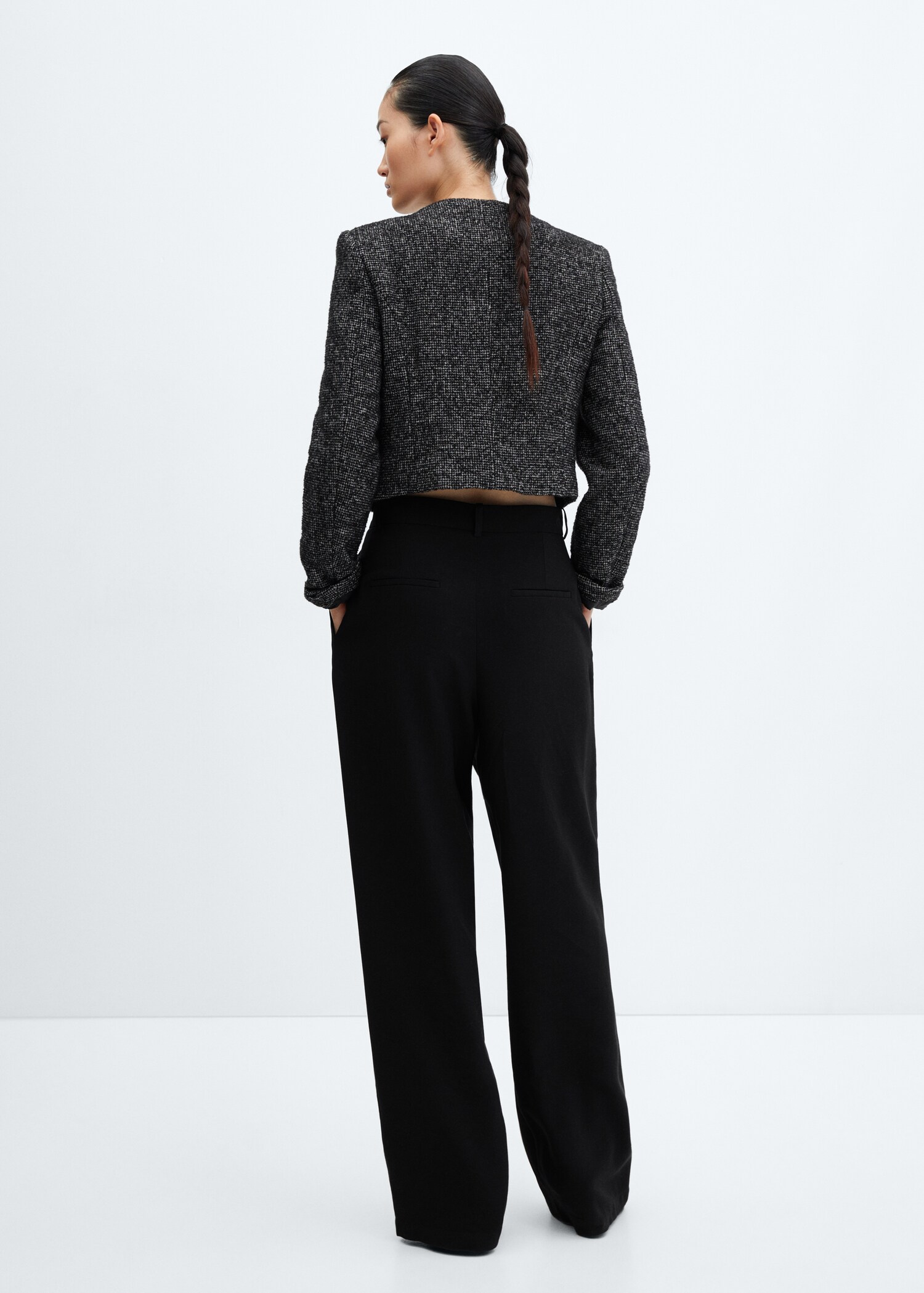 Ficka tweed jacka - Artikelns baksida