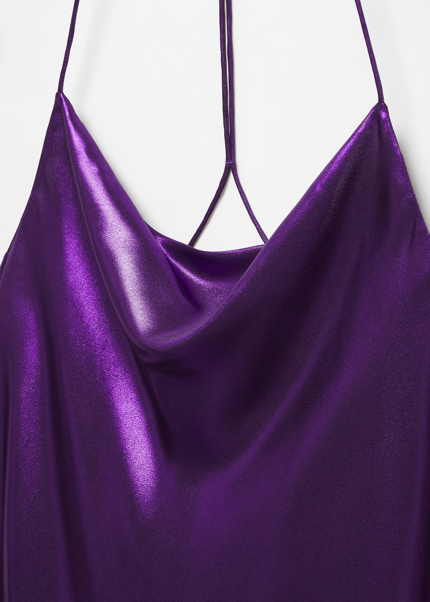Satin top with straps - Details of the article 8