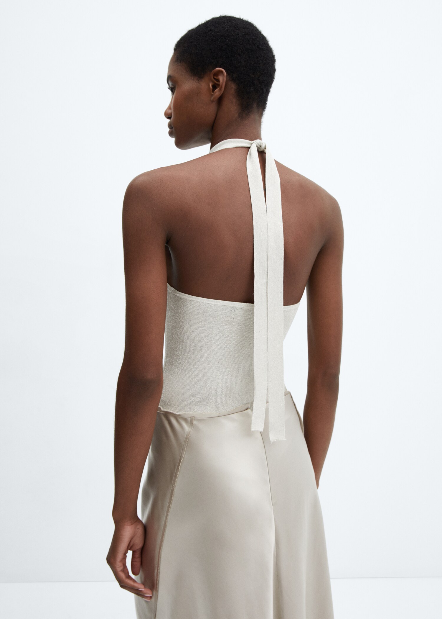 Top emmanchures américaines Lurex - Verso de l’article