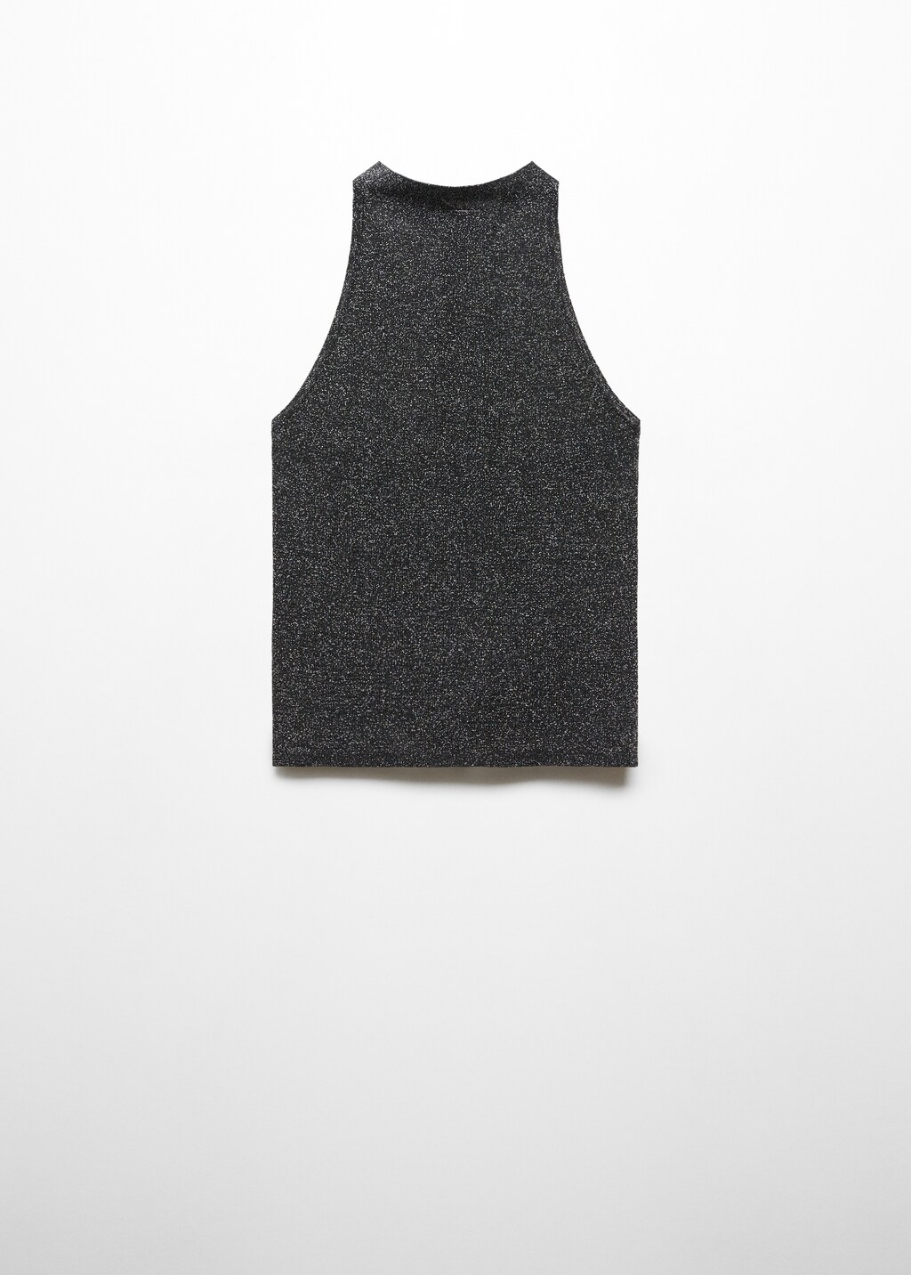 Top z lureksu z dekoltem halter - Kobieta | MANGO OUTLET Poland