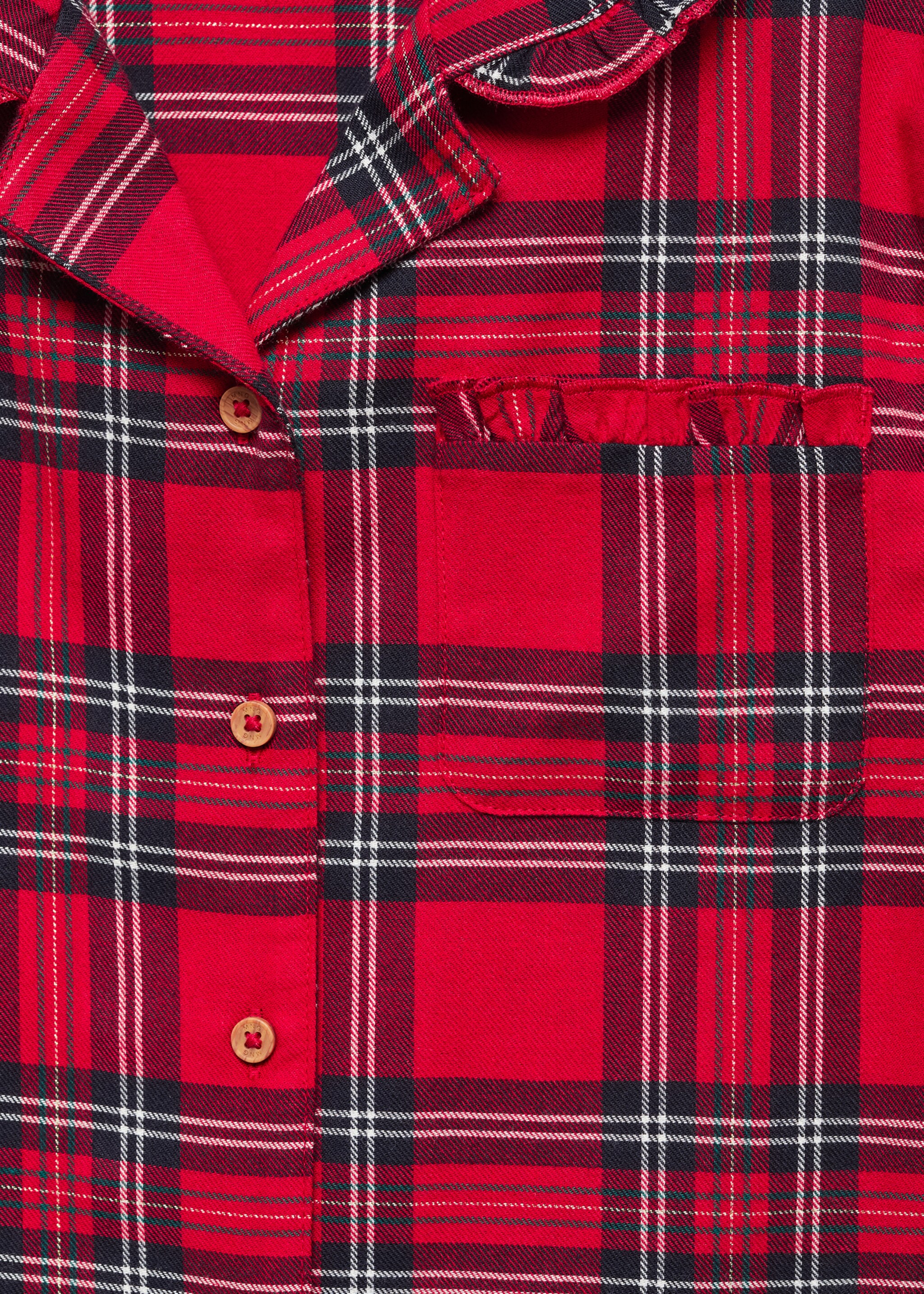 Pyjama long deux pièces carreaux - Détail de l'article 0