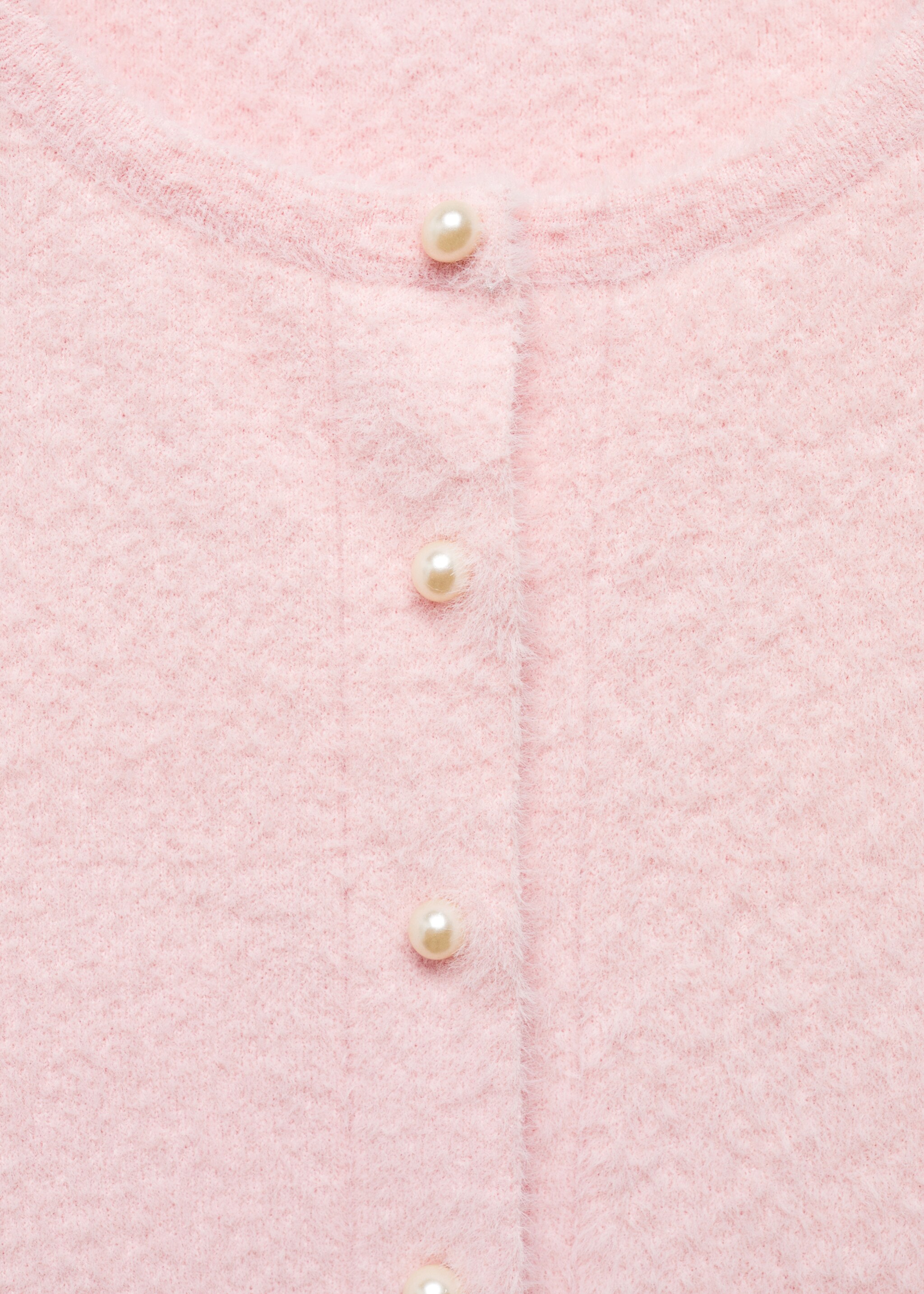 Fur-effect knitted cardigan - Details of the article 8