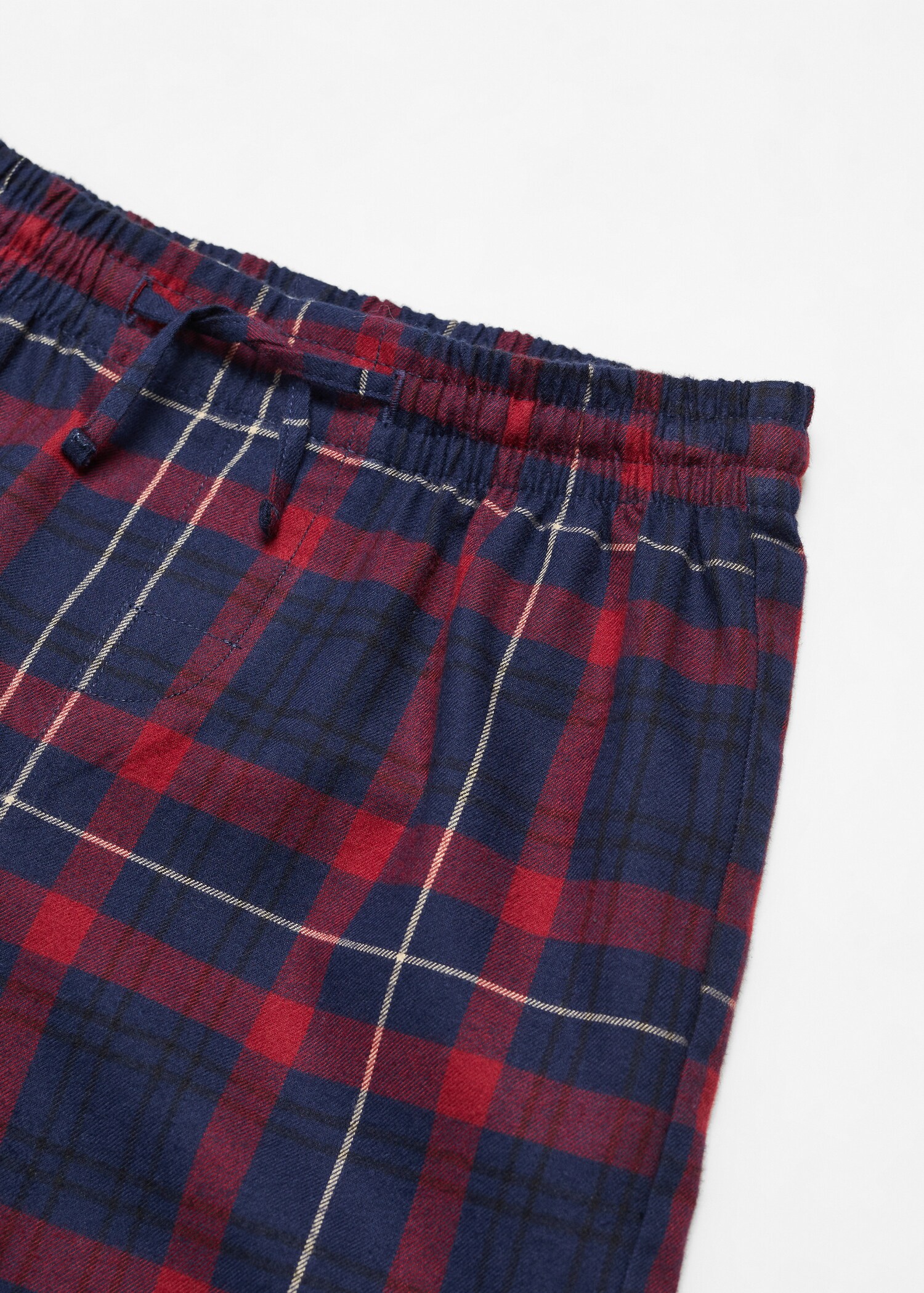 Two-pieces check long pyjamas - Details of the article 0