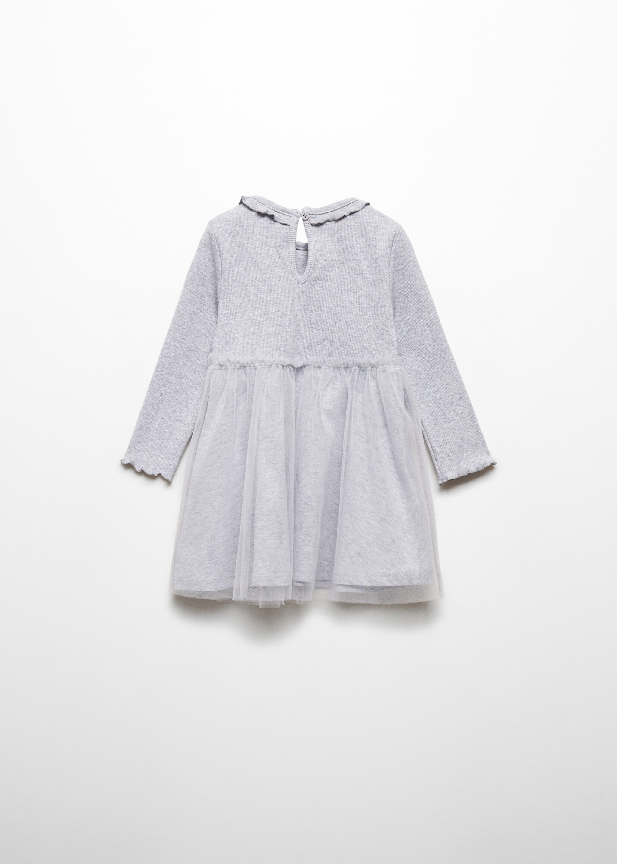 Tulle skirt  jersey dress - Reverse of the article