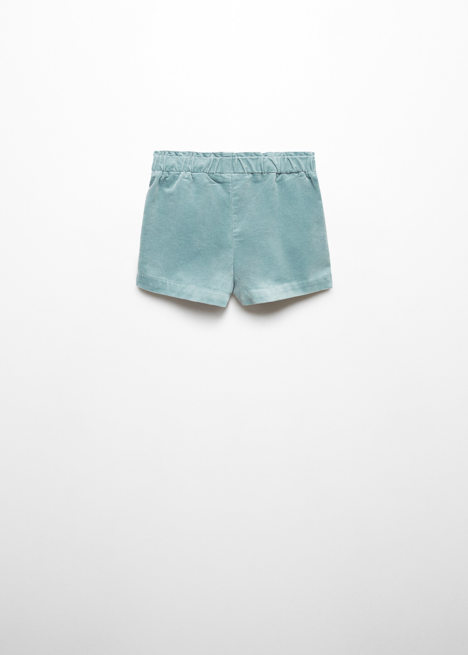 Velvet short - Reverse of the article