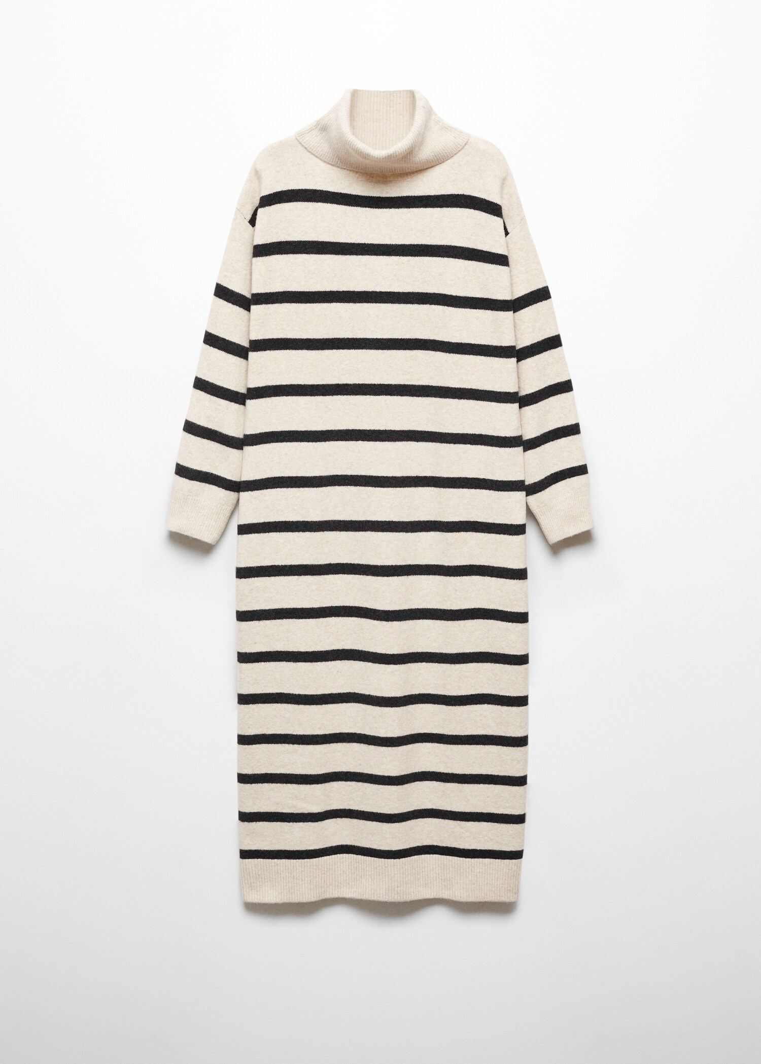 Knitted turtleneck dress - Article without model