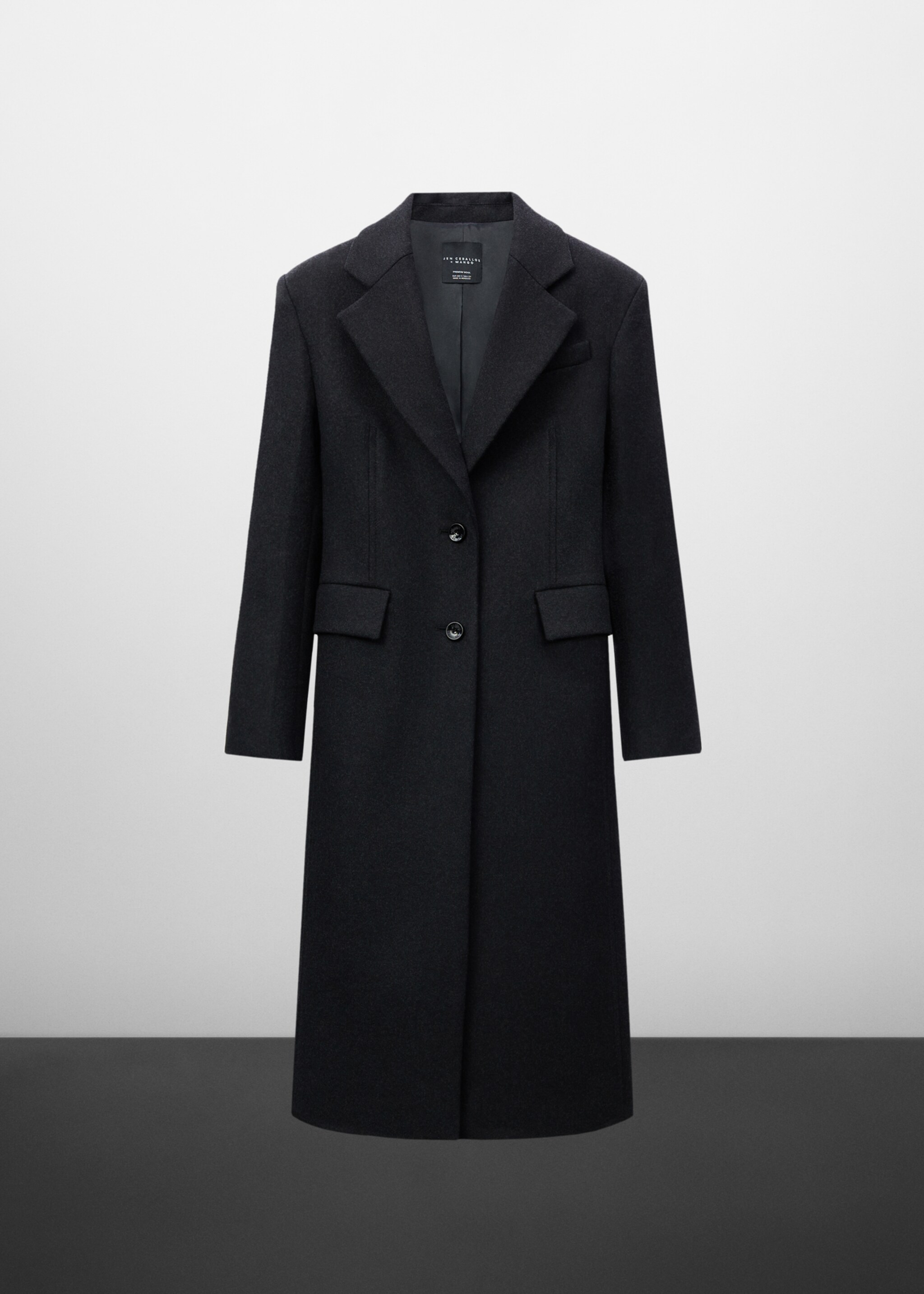 Manteau laine épaulettes - Article sans modèle