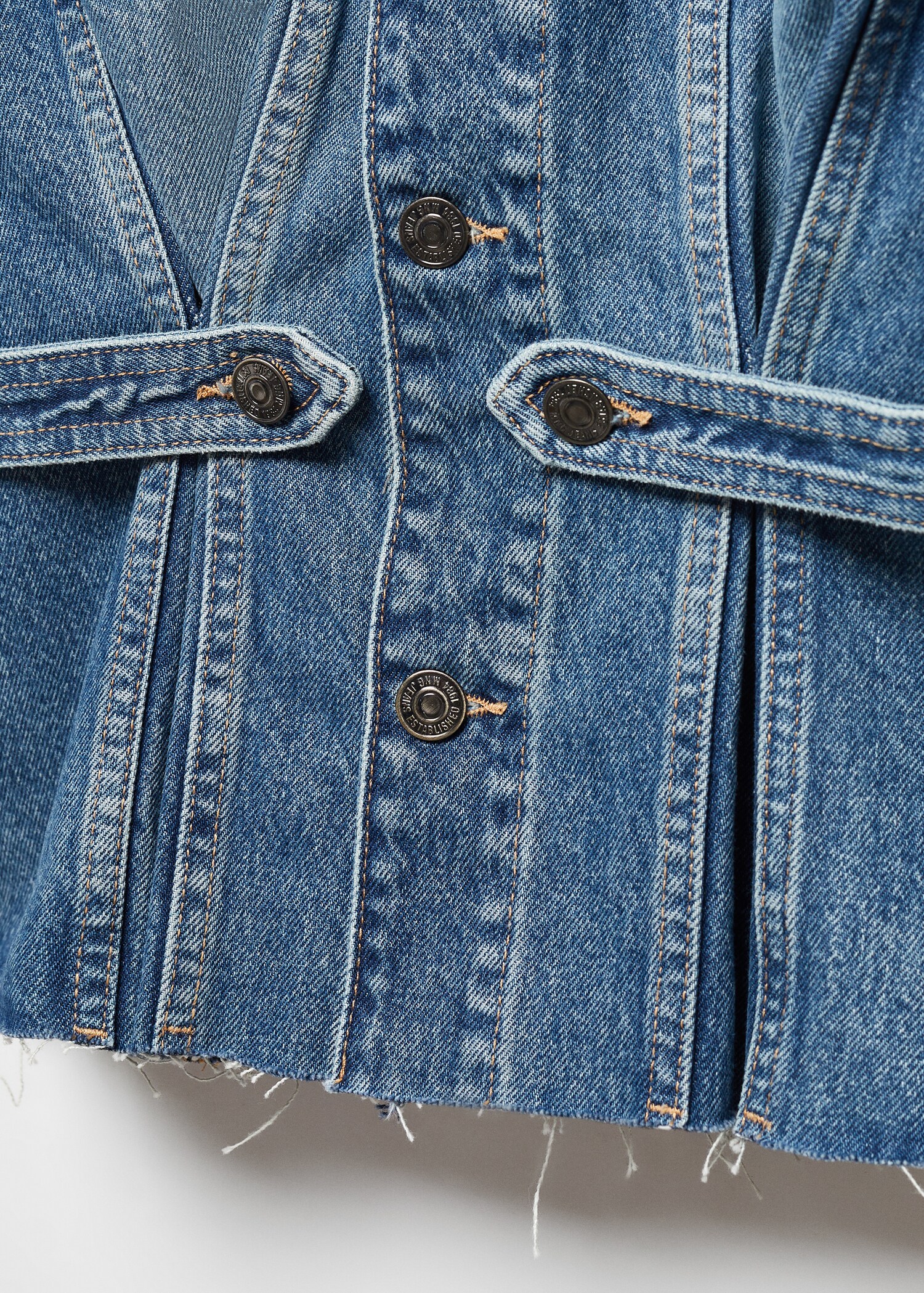 Taillierte Jeansjacke - Damen | MANGO OUTLET Deutschland