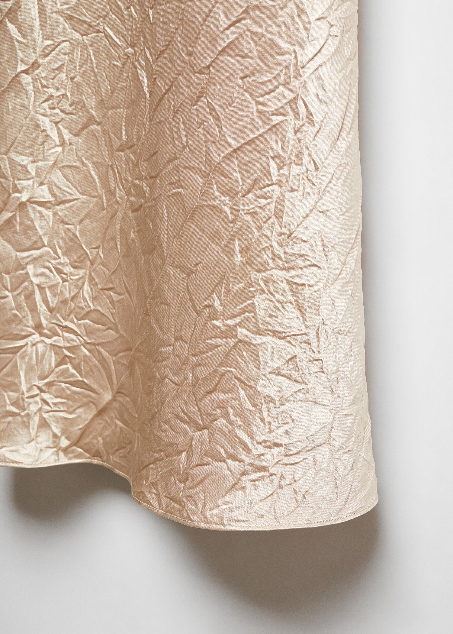 Extra-long satin skirt - Details of the article 8