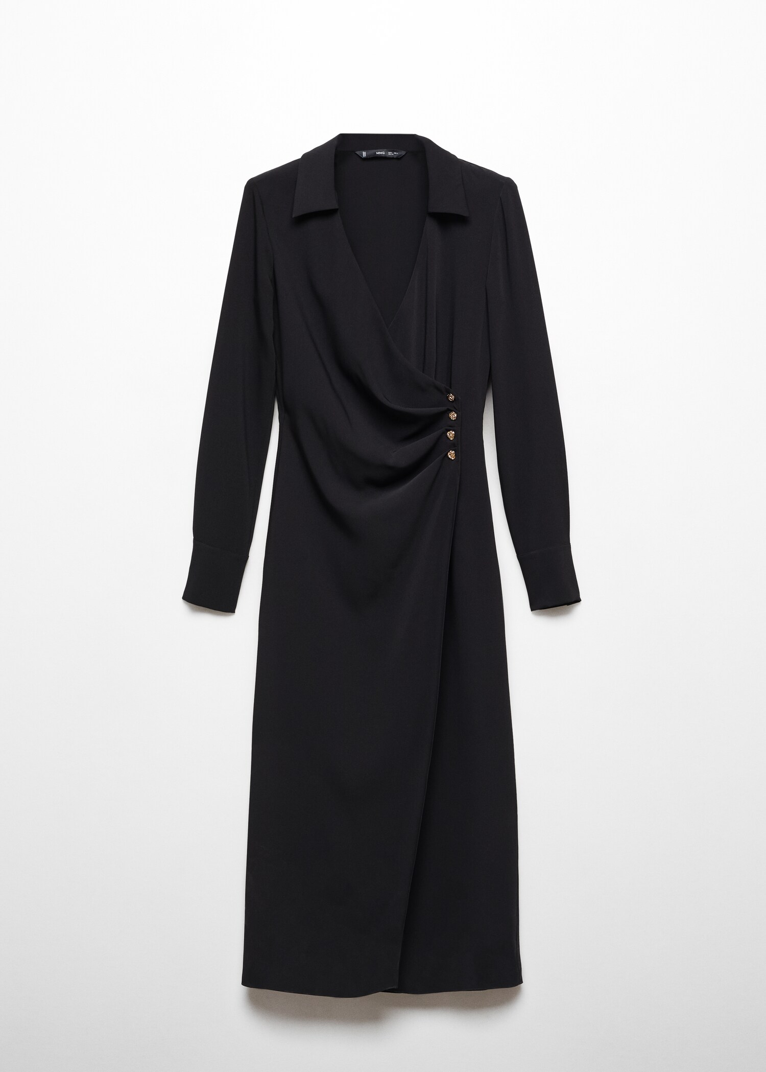 Robe cache-cœur boutons - Article sans modèle