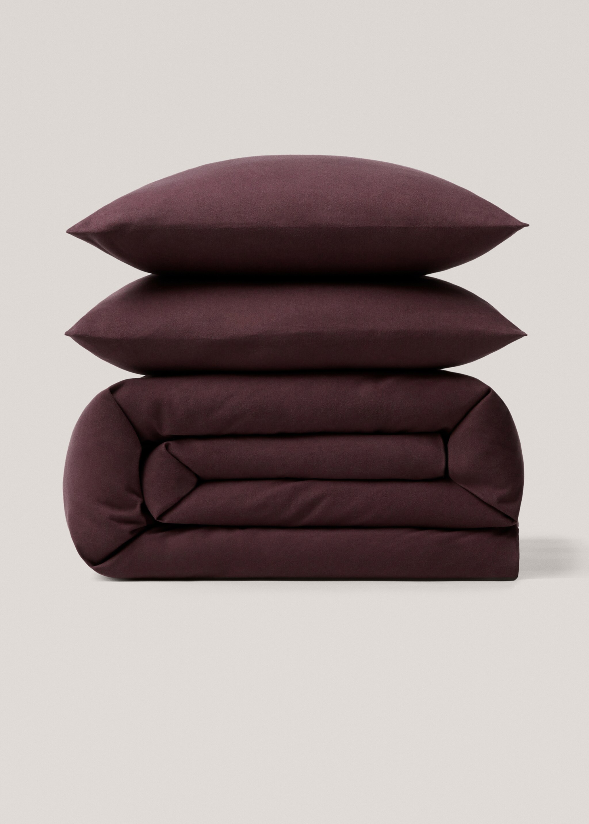 Copripiumino flanella tinta unita letto 90 cm - Articolo senza modello