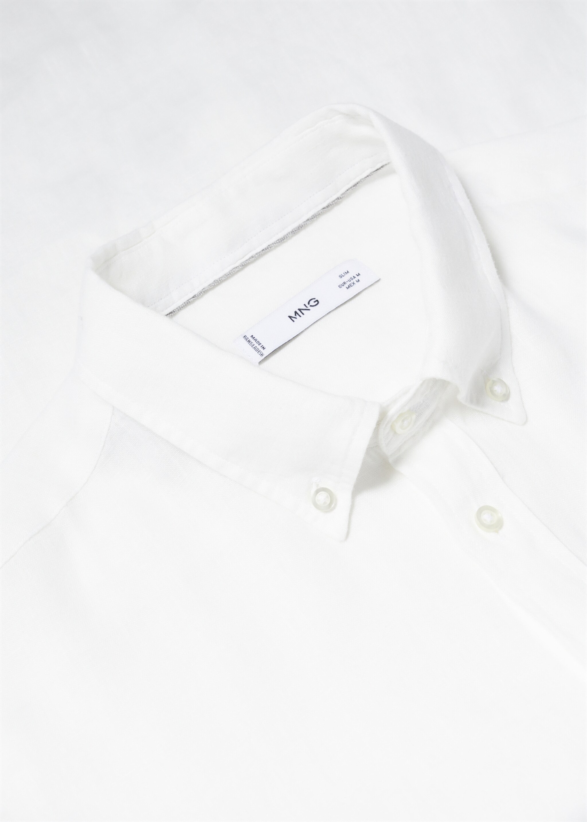 Camisa slim fit 100% lino - Detalle del artículo 8