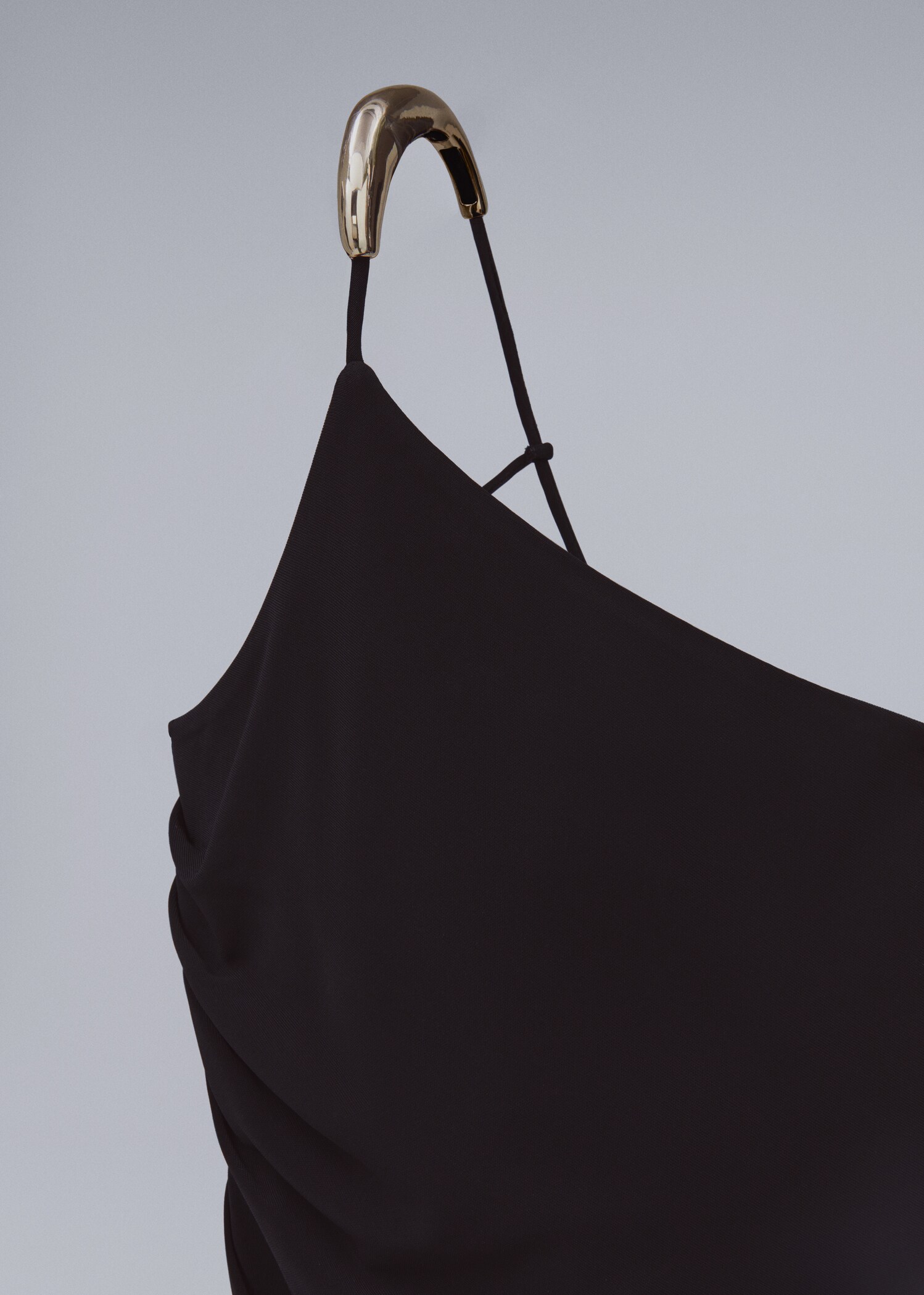 Asymmetrical dress with metallic appliqué - Details of the article 8
