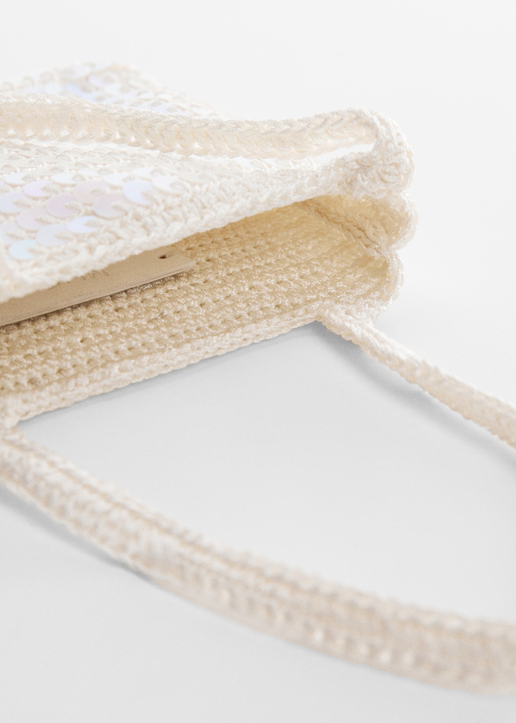 Short-handle sequined bag - Details of the article 1