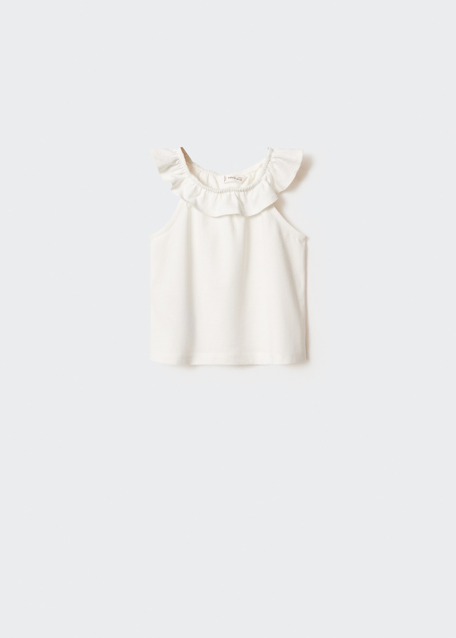 T-shirt en coton à volants - Article sans modèle