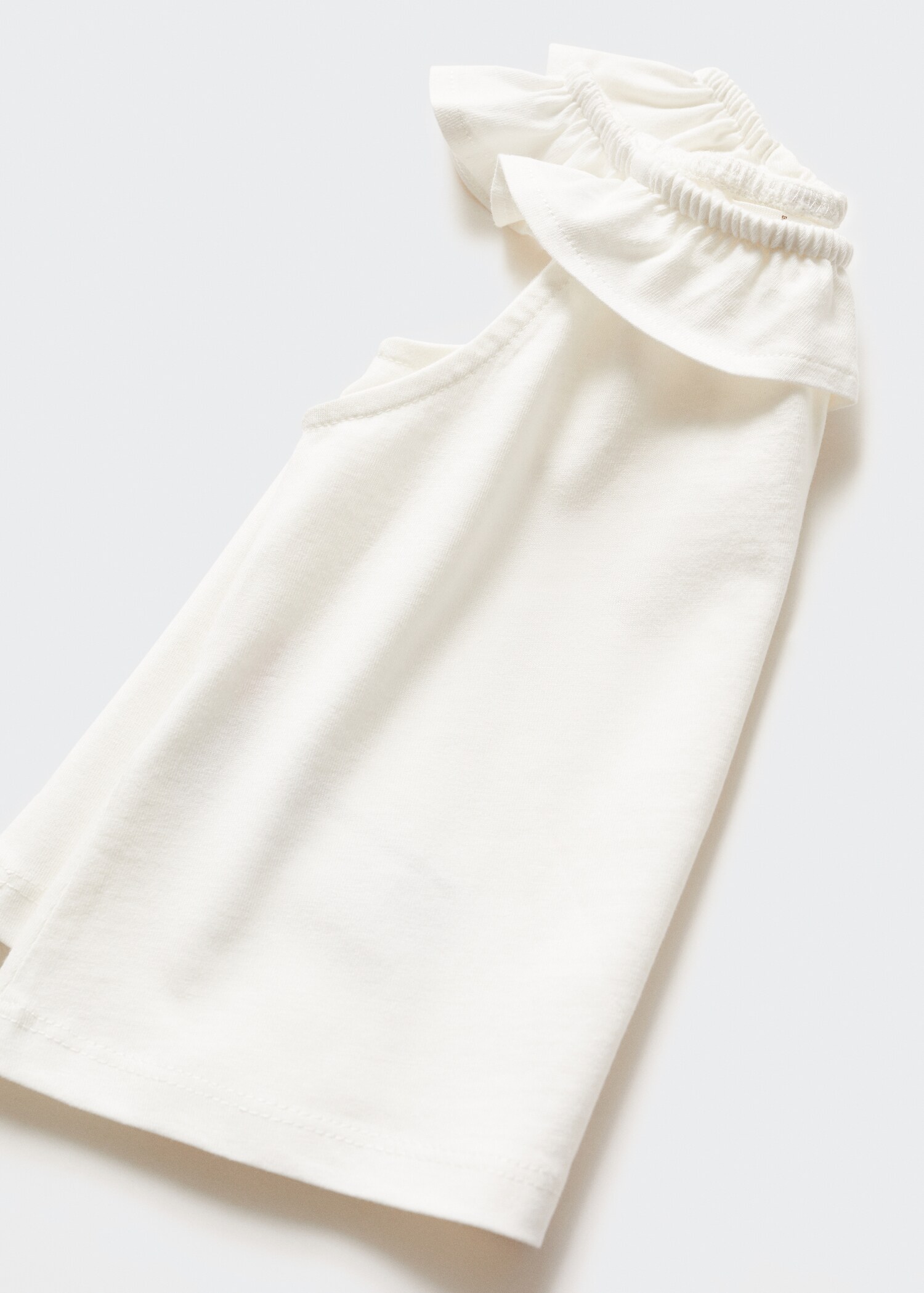 T-shirt en coton à volants - Détail de l'article 8