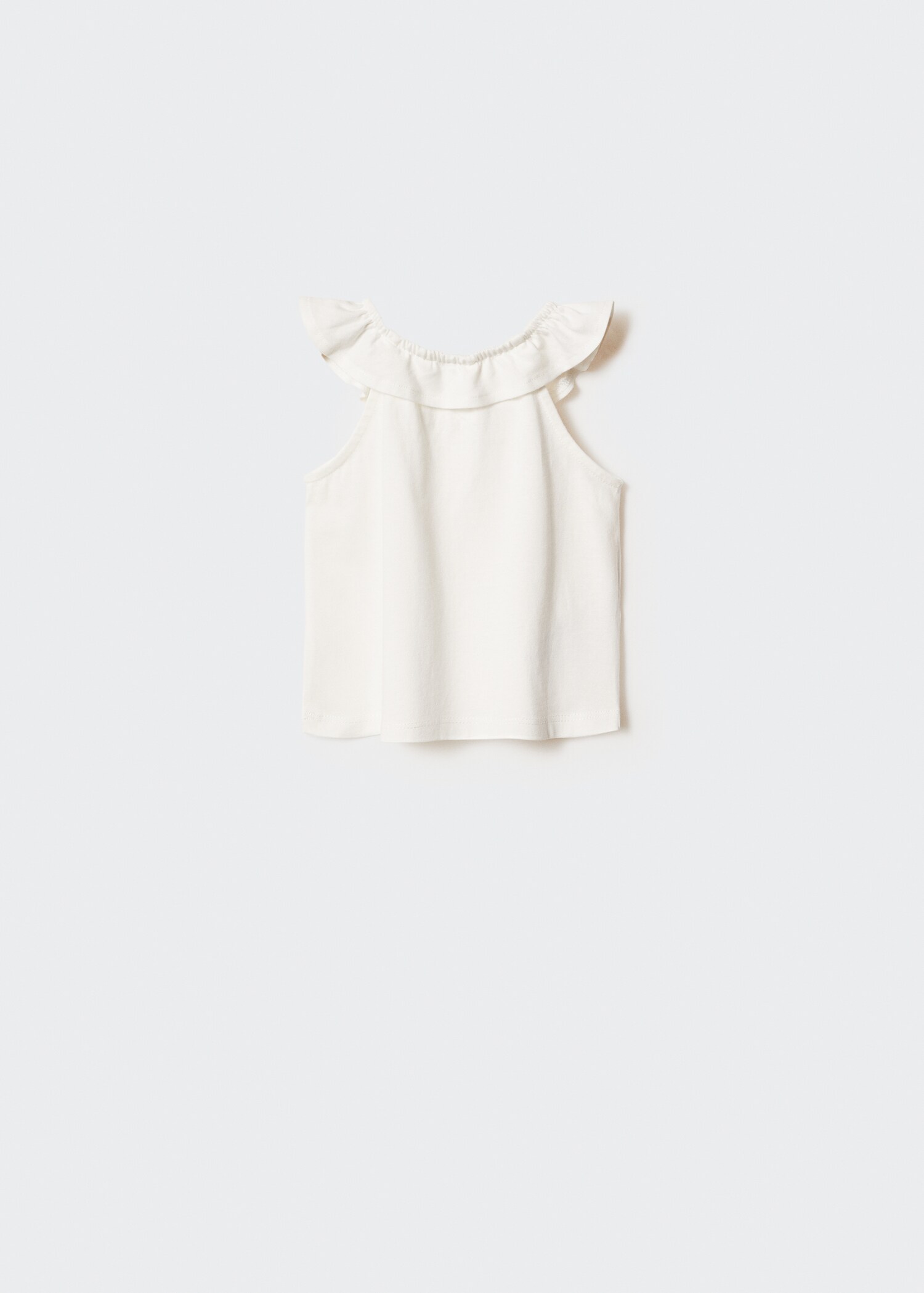 T-shirt en coton à volants - Verso de l’article