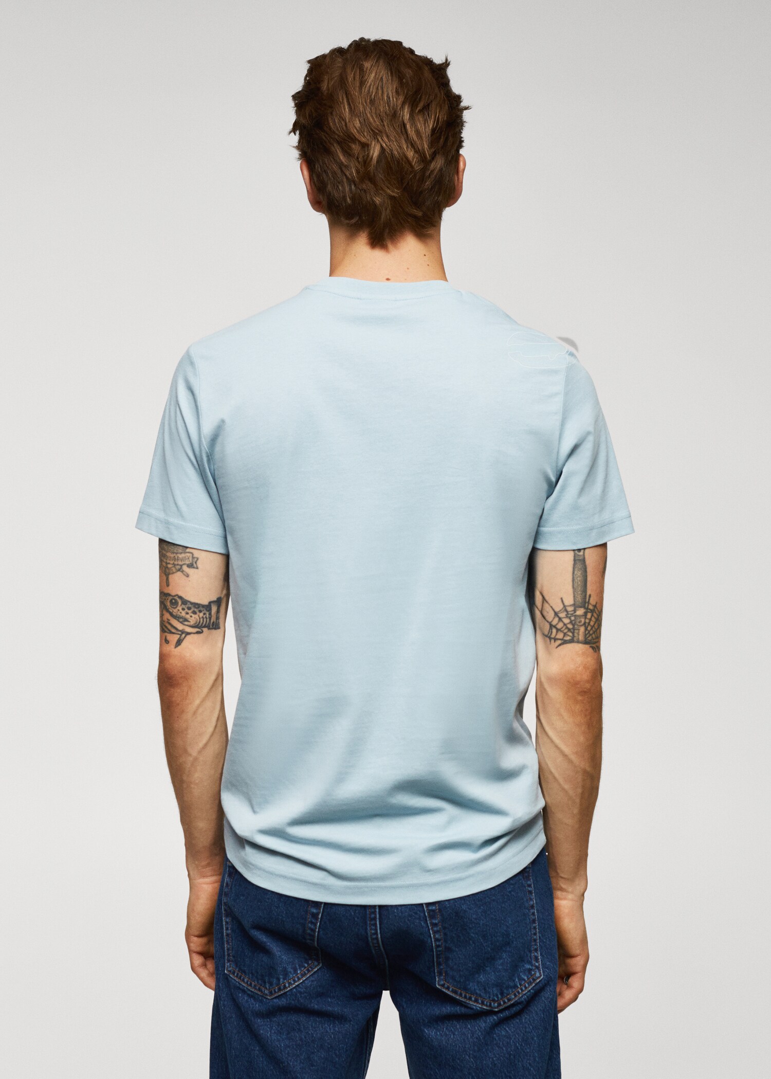 Logo print cotton t-shirt - Reverse of the article