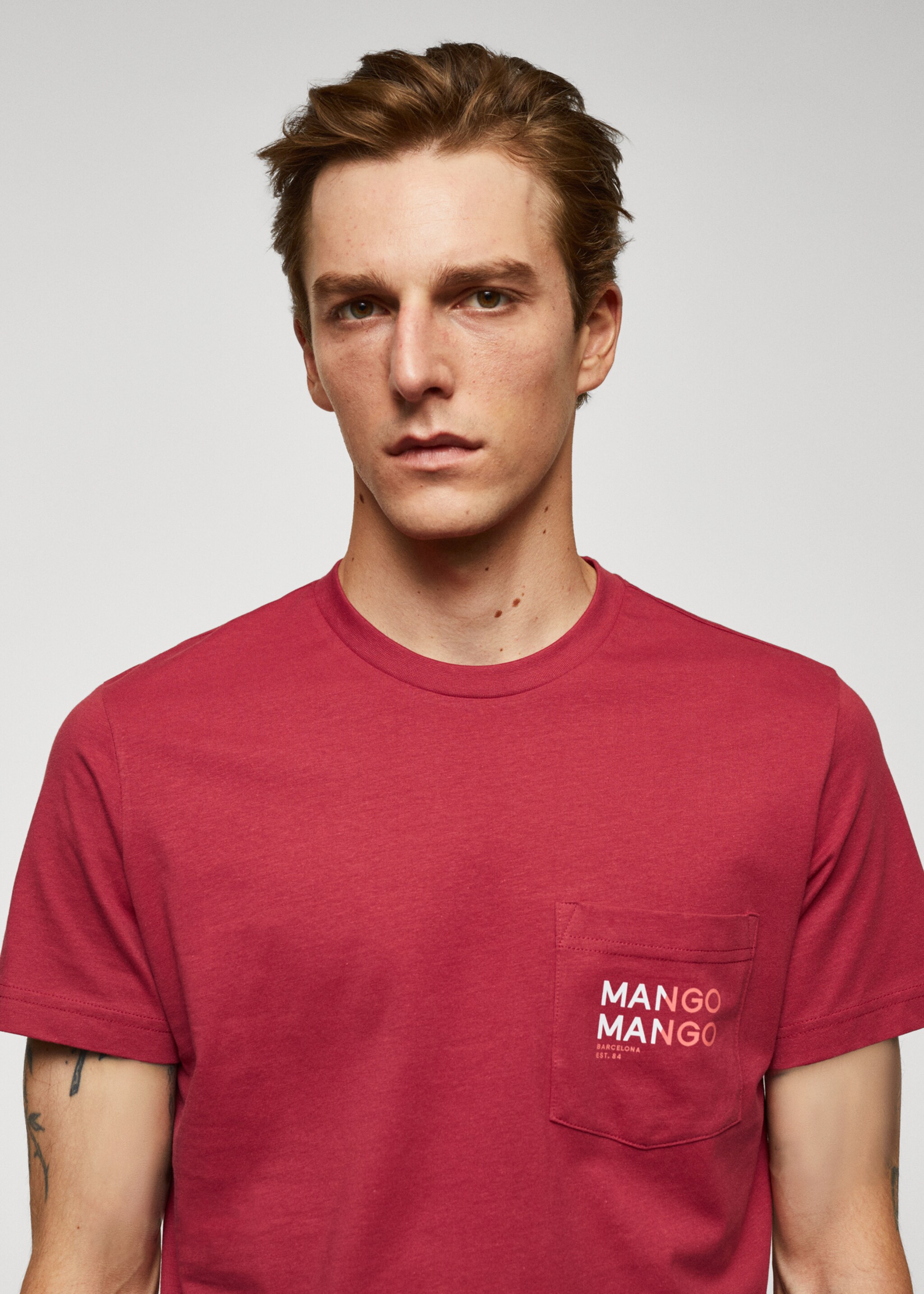 Logo print cotton t-shirt - Details of the article 1